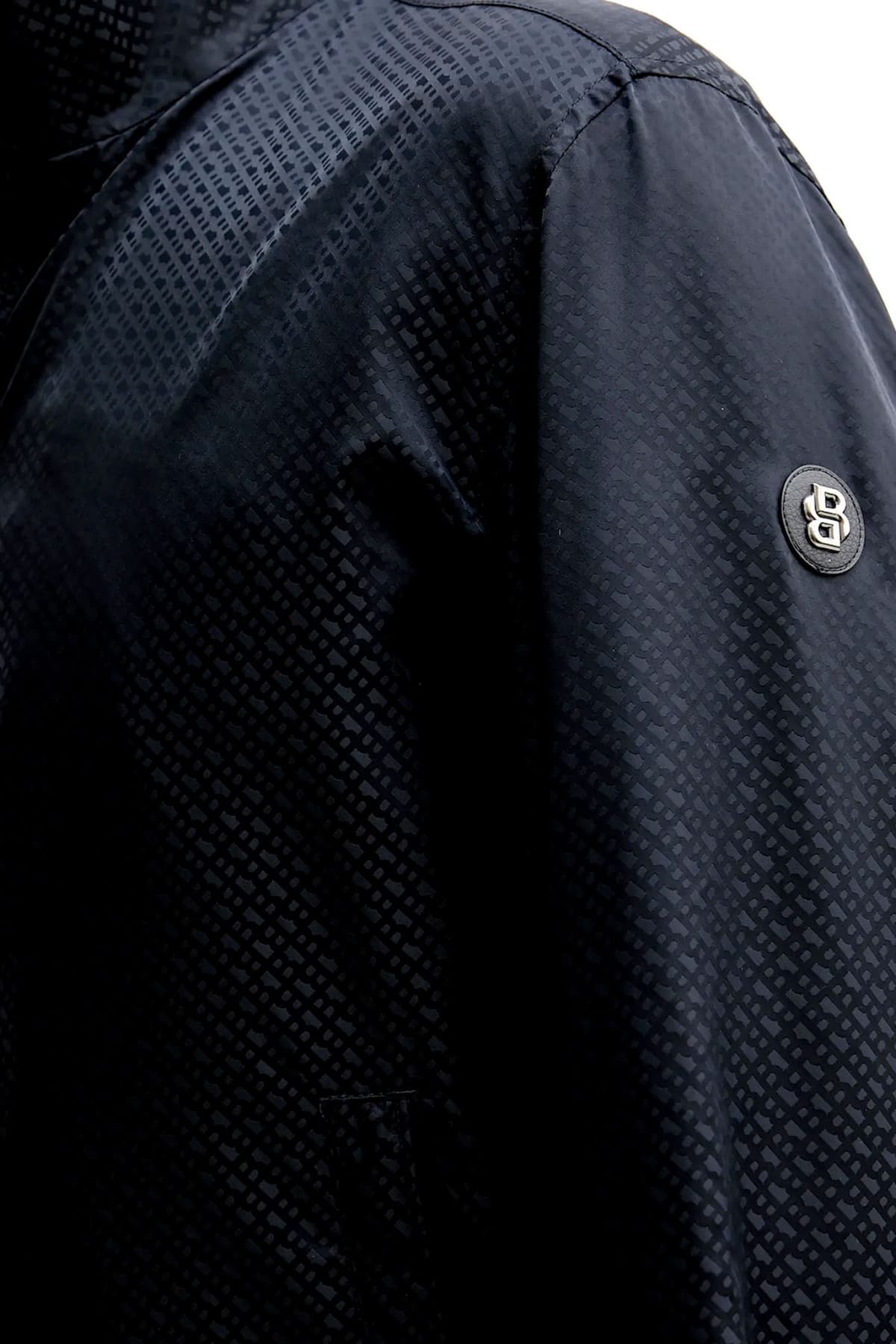 BOSS ΜΠΟΥΦΑΝ BOMBER ALL OVER LOGO C-CASAMU ΜΠΛΕ