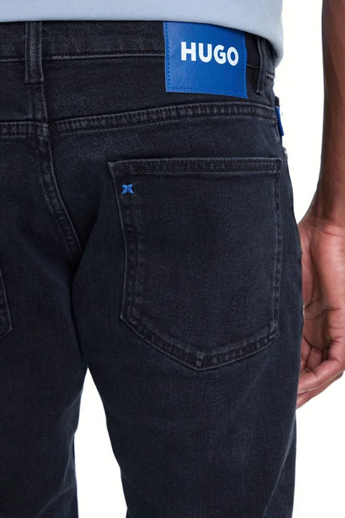 HUGO BLUE ΠΑΝΤΕΛΟΝΙ JEANS ZANE SKINNY ΜΠΛΕ