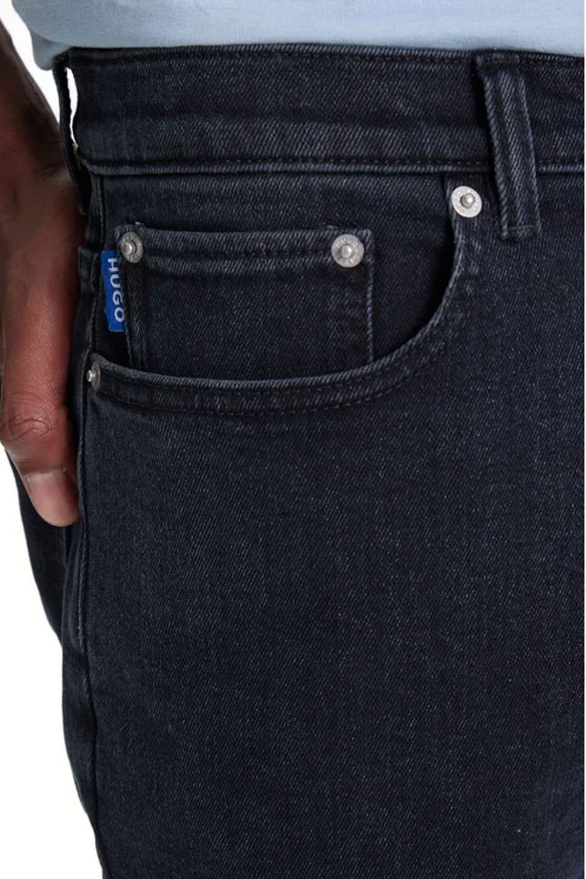 HUGO BLUE ΠΑΝΤΕΛΟΝΙ JEANS ZANE SKINNY ΜΠΛΕ