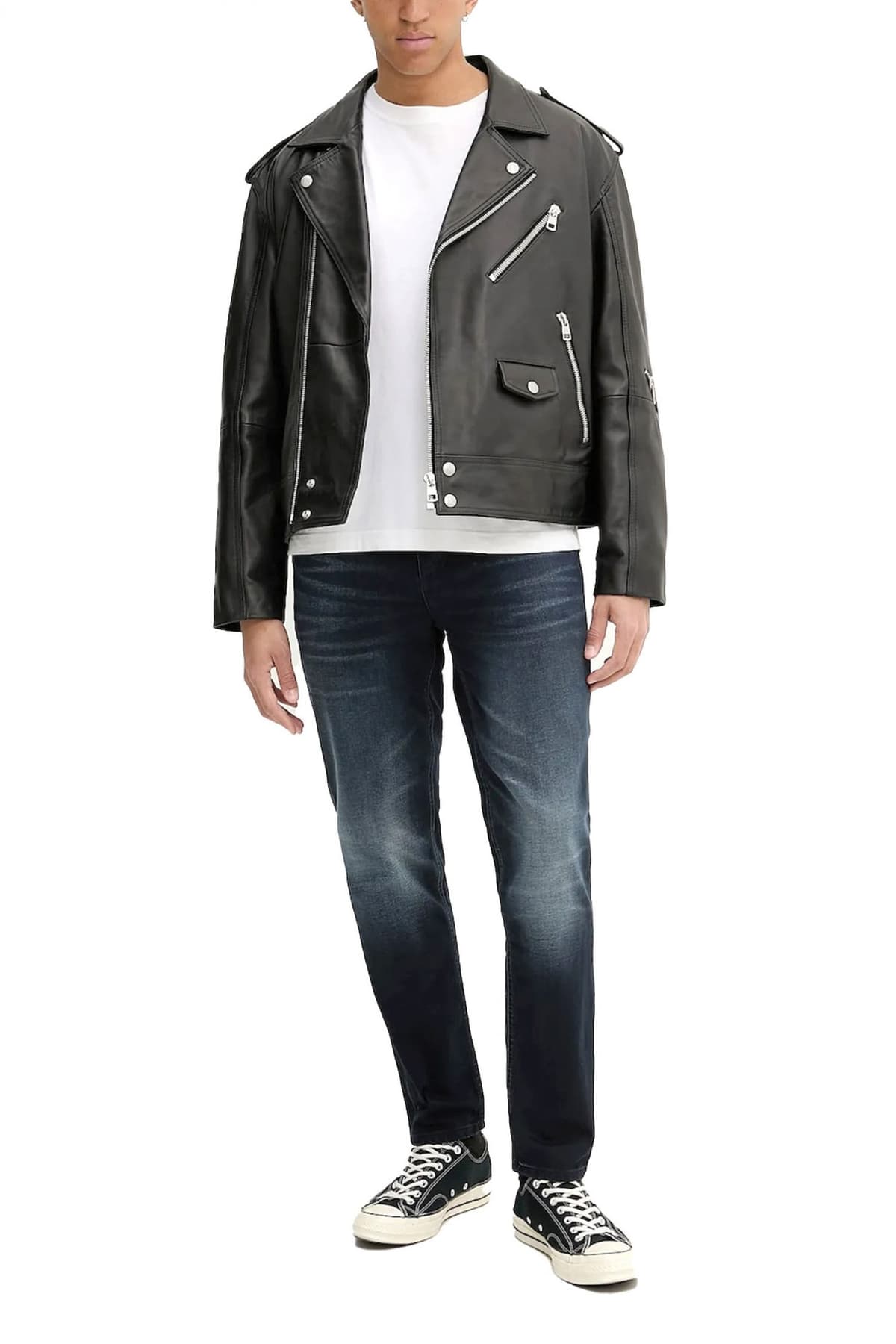 HUGO BLUE ΠΑΝΤΕΛΟΝΙ JEANS BRODY TAPERED FIT ΜΠΛΕ