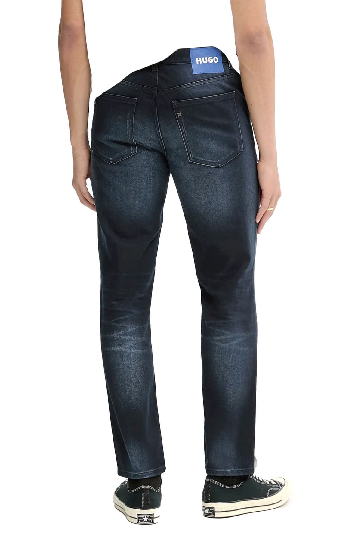 HUGO BLUE ΠΑΝΤΕΛΟΝΙ JEANS BRODY TAPERED FIT ΜΠΛΕ