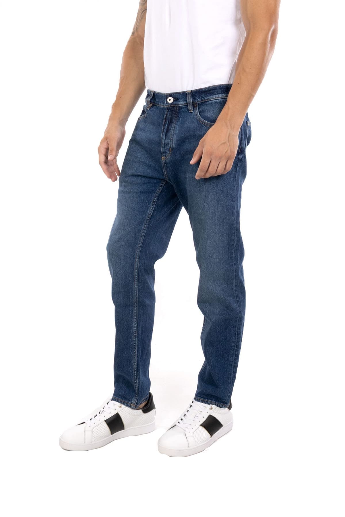 HUGO BLUE ΠΑΝΤΕΛΟΝΙ JEANS BRODY TAPERED ΜΠΛΕ