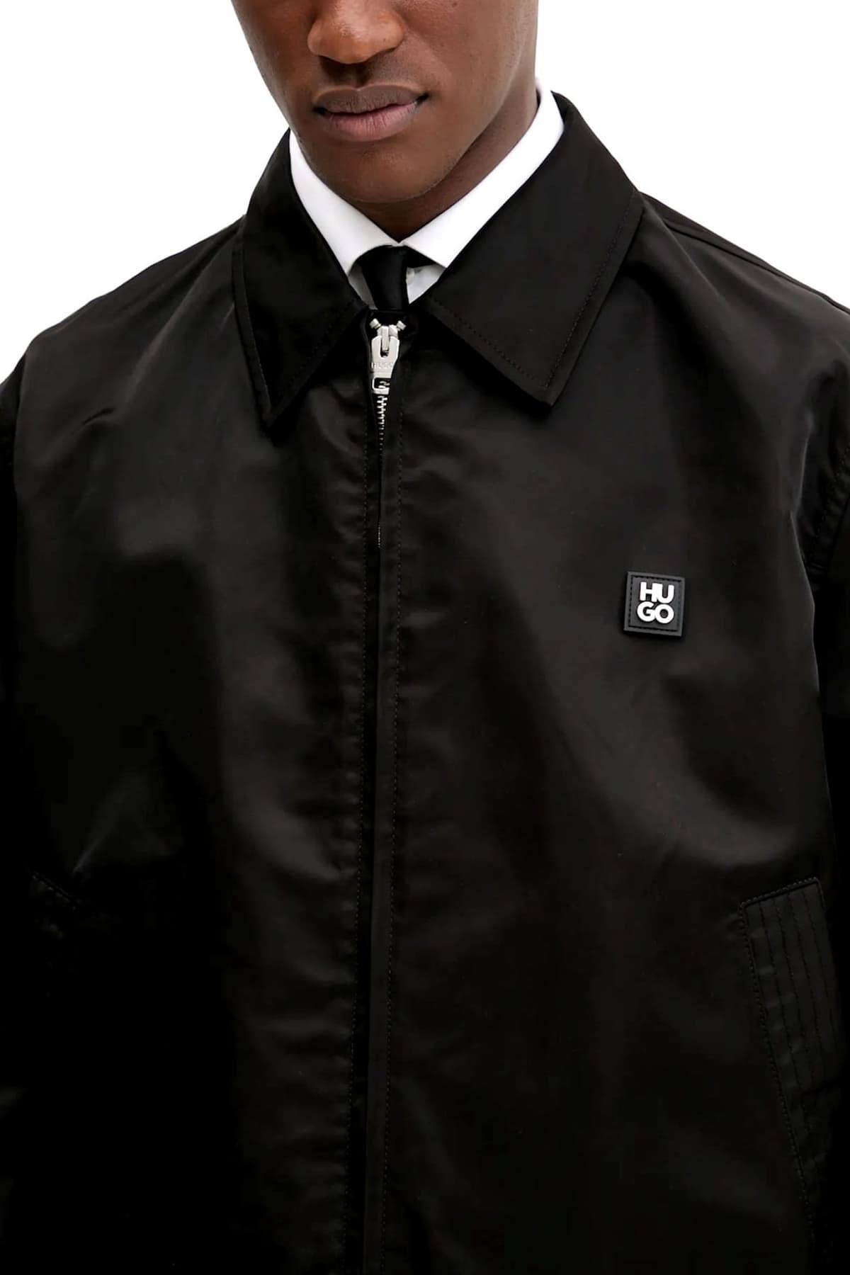 HUGO ΜΠΟΥΦΑΝ BELTO2531 LOGO ΜΕΤΑΛΛΙΚΟ ΜΑΥΡΟ