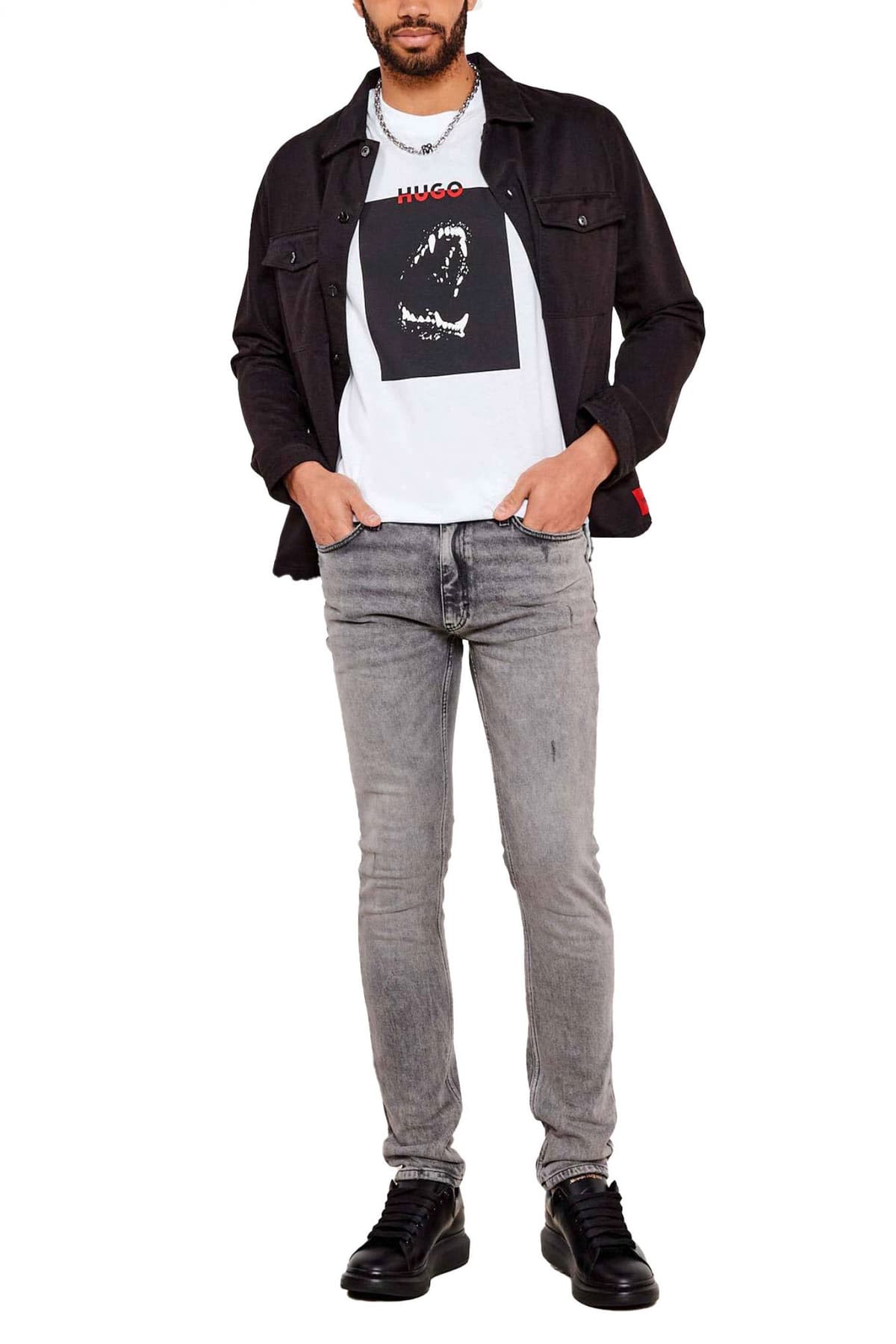 HUGO Κοντομάνικη T-shirt της σειράς Dobero