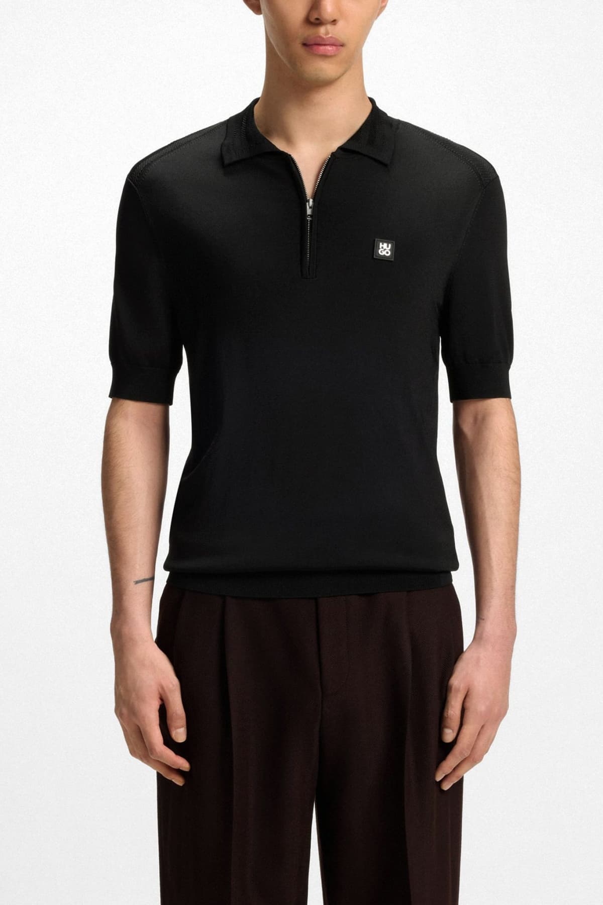 Men's Polo Shirts Hugo Black