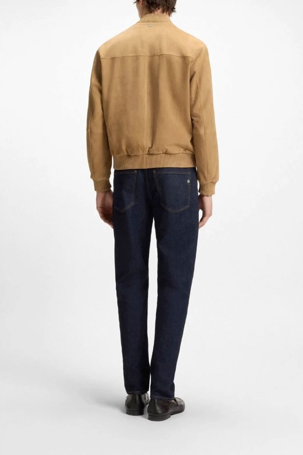 BOSS ΜΠΟΥΦΑΝ ΔΕΡΜΑ BOMBER H-MULLER ΚΑΜΗΛΟ