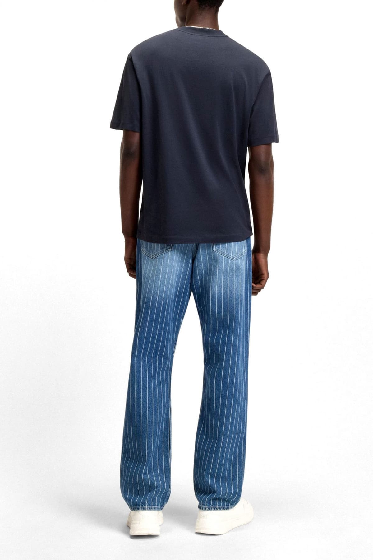 HUGO BLUE Τ-SHIRT NUGIX ΜΠΛΕ