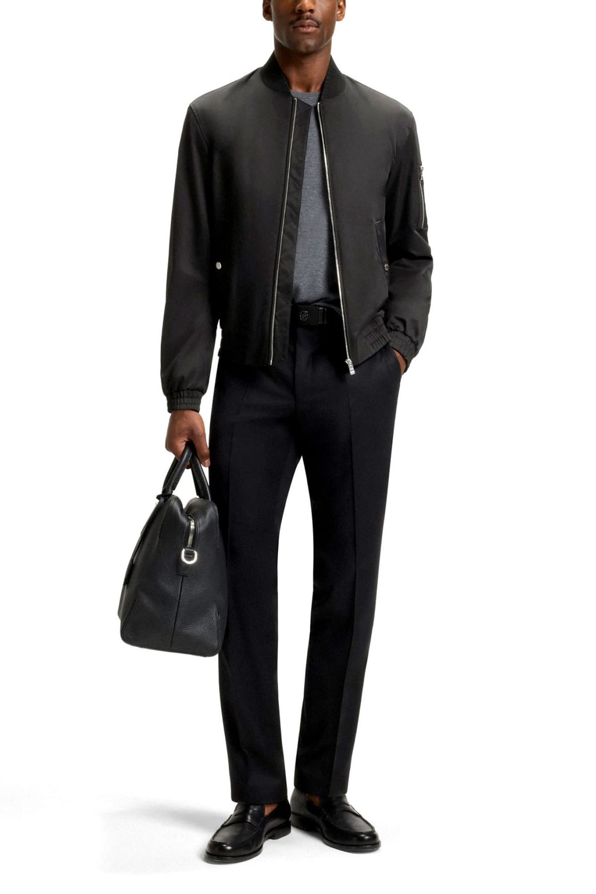 BOSS ΜΠΟΥΦΑΝ BOMBER H-COMBER-253 ΜΑΥΡΟ