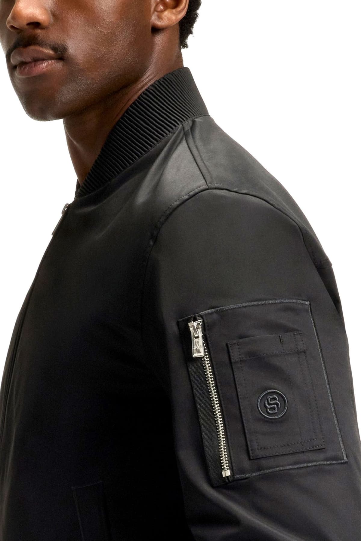 BOSS ΜΠΟΥΦΑΝ BOMBER H-COMBER-253 ΜΑΥΡΟ