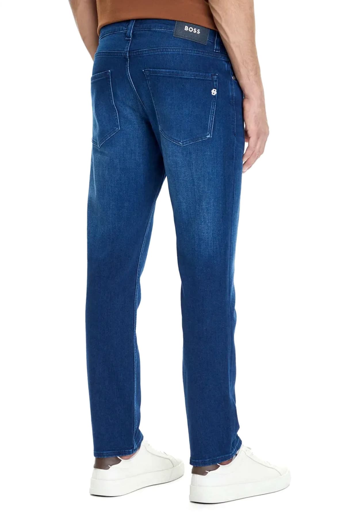 BOSS ΠΑΝΤΕΛΟΝΙ JEANS SLIM FIT H-DELAWARE ΜΠΛΕ