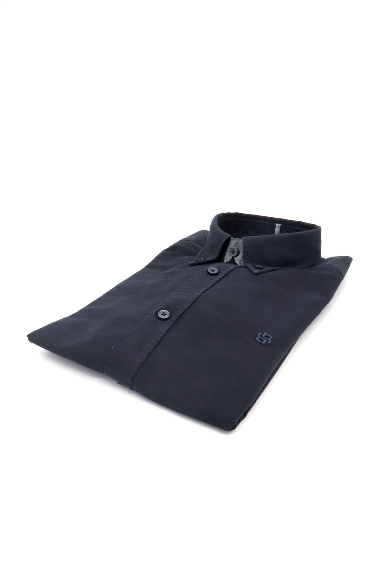 BOSS ΠΟΥΚΑΜΙΣΟ BUTTON DOWN SLIM FIT H-ROAN-BD-E-C1-253 ΜΠΛΕ