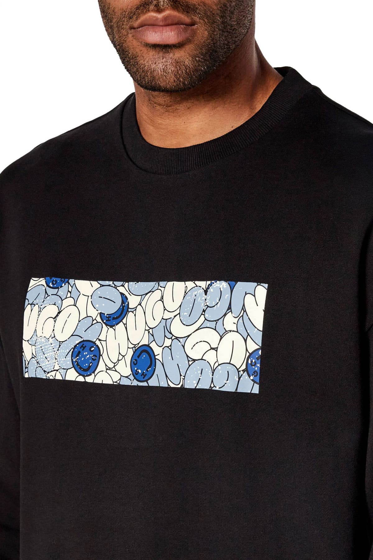 HUGO BLUE ΦΟΥΤΕΡ ΛΑΙΜΟΚΟΨΗ NEPRIX ΜΑΥΡΟ