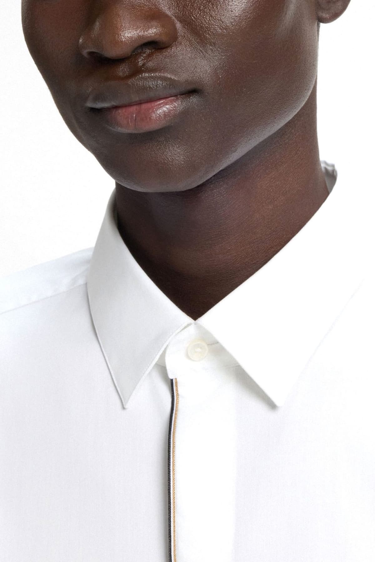 BOSS ΠΟΥΚΑΜΙΣΟ SLIM FIT EASY IRON ΠΑΤΙΛΕΤΑ H-HANK-PARTY7-253 ΛΕΥΚΟ