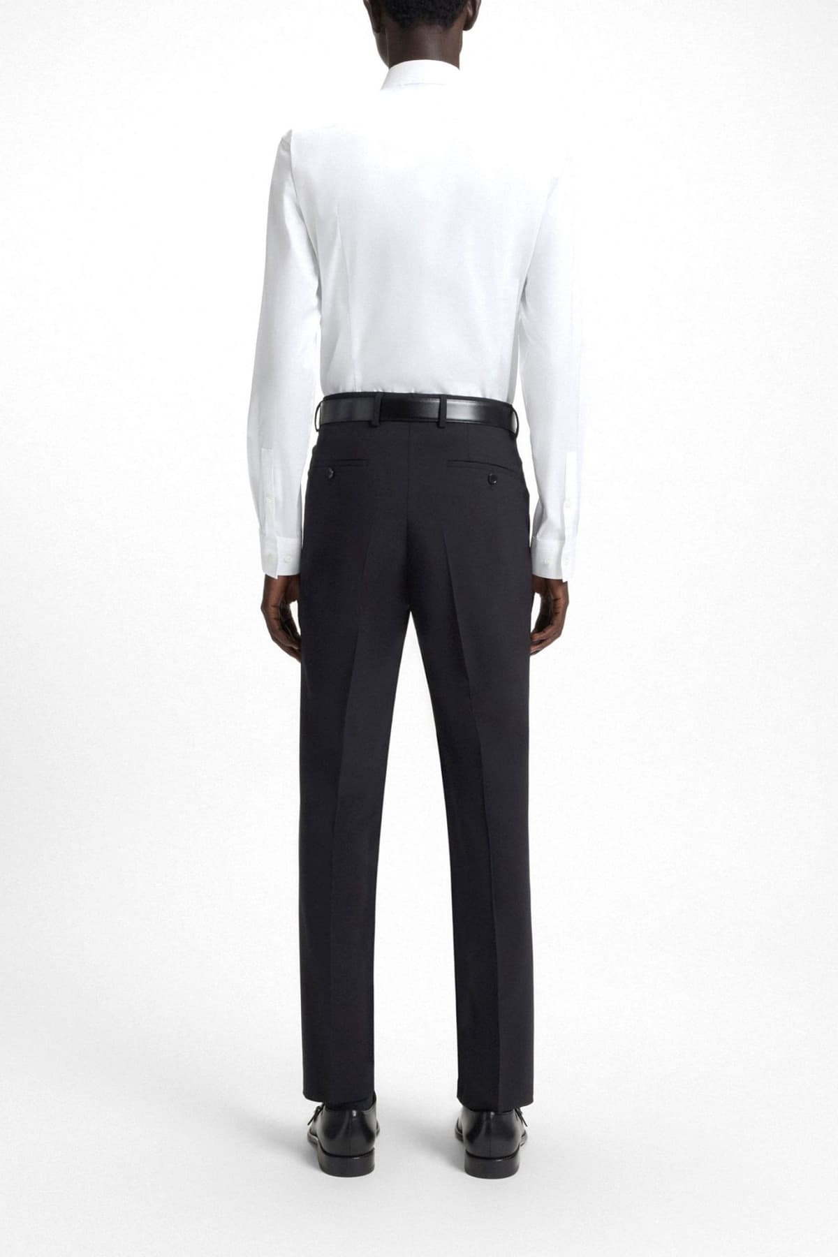 BOSS ΠΟΥΚΑΜΙΣΟ SLIM FIT EASY IRON ΠΑΤΙΛΕΤΑ H-HANK-PARTY7-253 ΛΕΥΚΟ