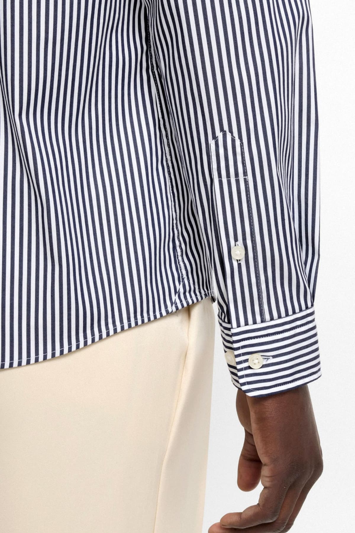 BOSS ΠΟΥΚΑΜΙΣΟ ΡΙΓΕ BUTTON DOWN SLIM FIT STRETCH H-ROAN-BD-E-C1-253 ΛΕΥΚΟ-ΜΠΛΕ