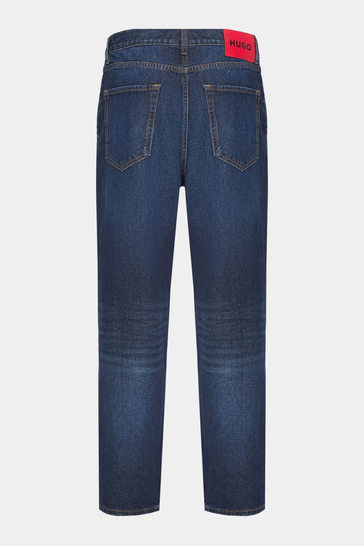 HUGO ΠΑΝΤΕΛΟΝΙ JEANS 838 RELAXED TAPERED FIT ΣΚΟΥΡΟ ΜΠΛΕ