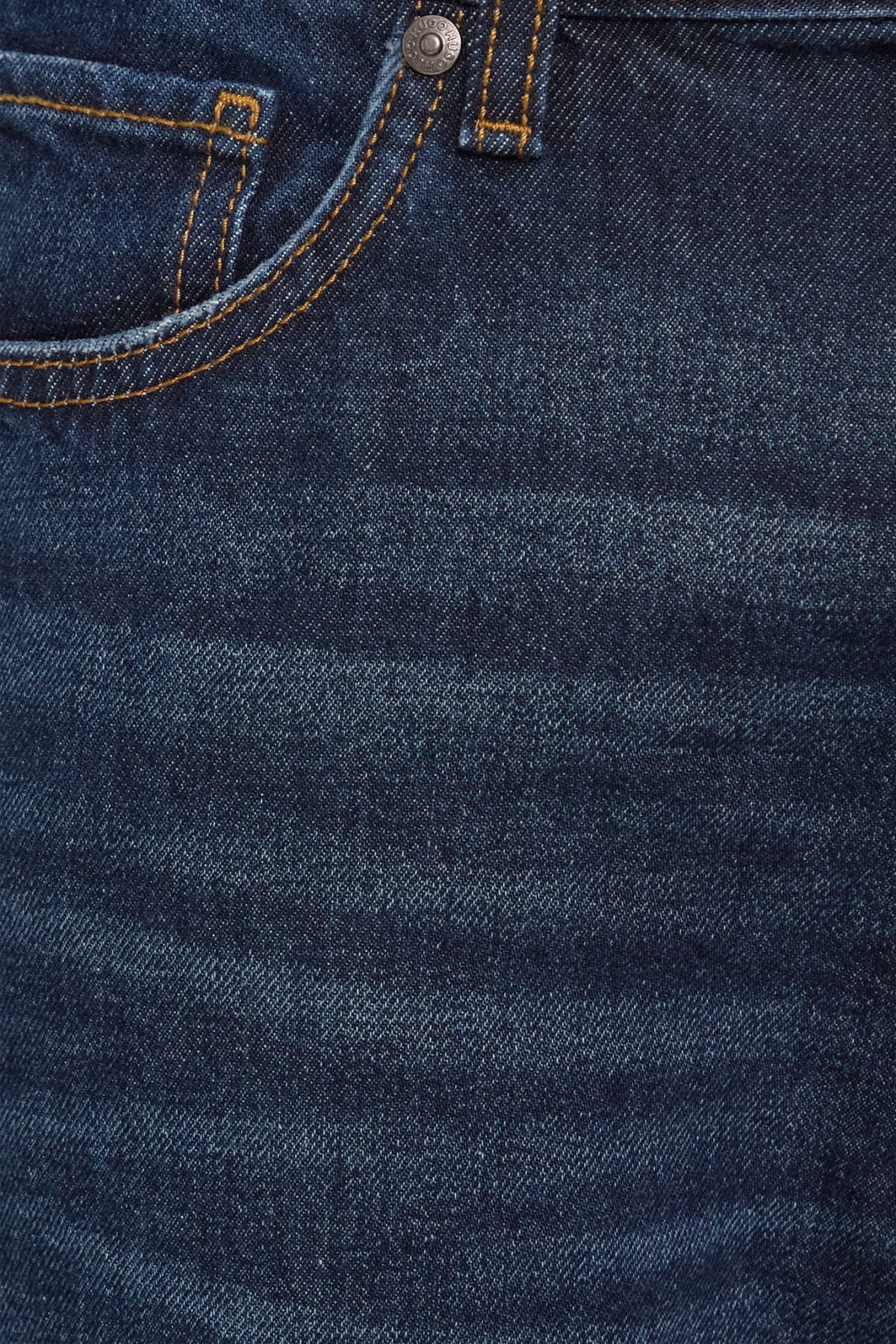 HUGO ΠΑΝΤΕΛΟΝΙ JEANS 838 RELAXED TAPERED FIT ΣΚΟΥΡΟ ΜΠΛΕ