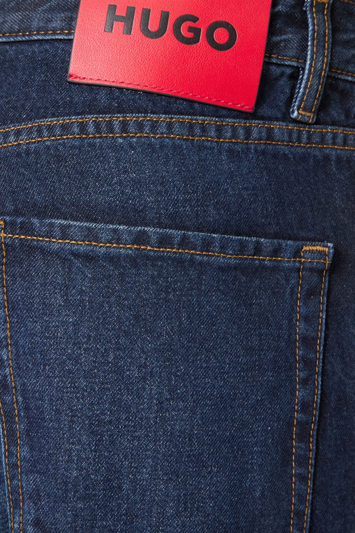 HUGO ΠΑΝΤΕΛΟΝΙ JEANS 838 RELAXED TAPERED FIT ΣΚΟΥΡΟ ΜΠΛΕ