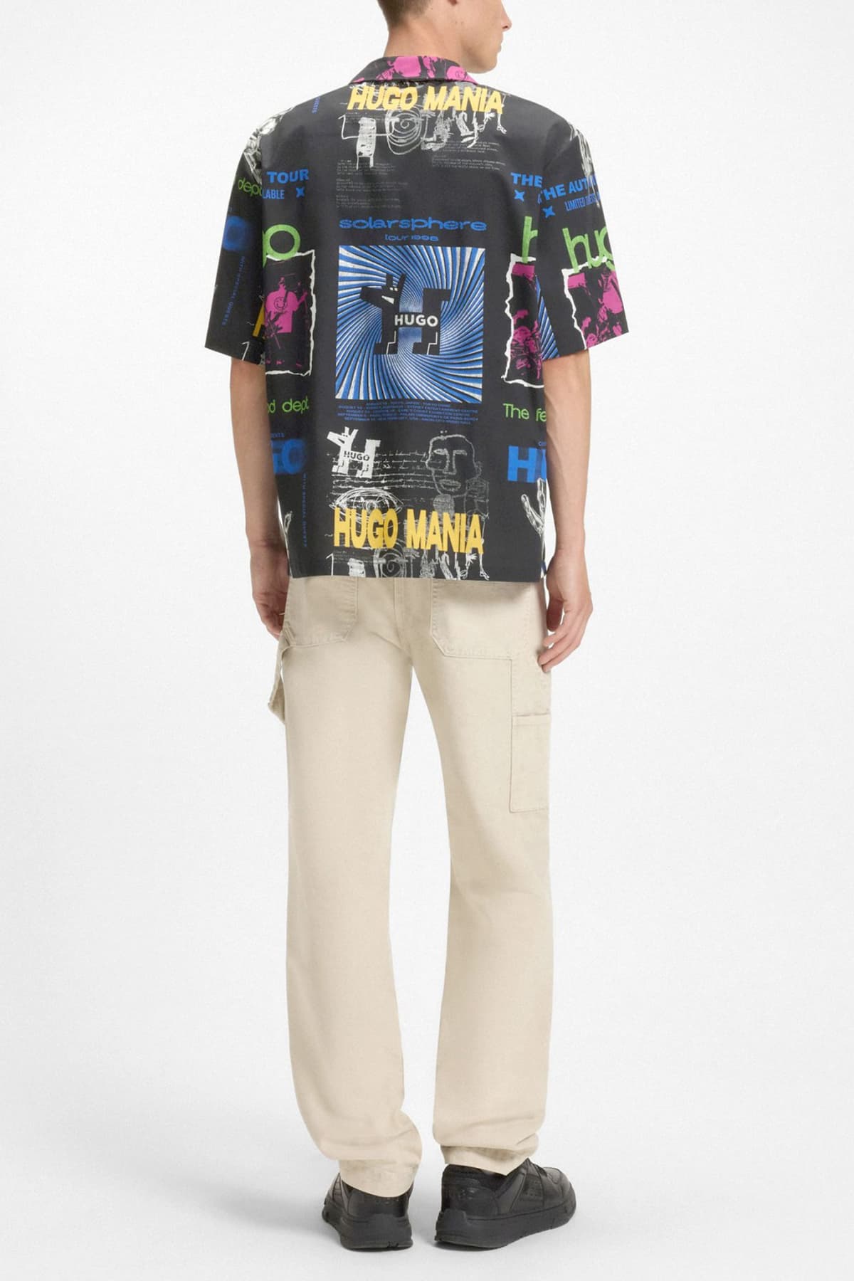 HUGO BLUE ΠΟΥΚΑΜΙΣO ELIGINO ΜΑΥΡΟ