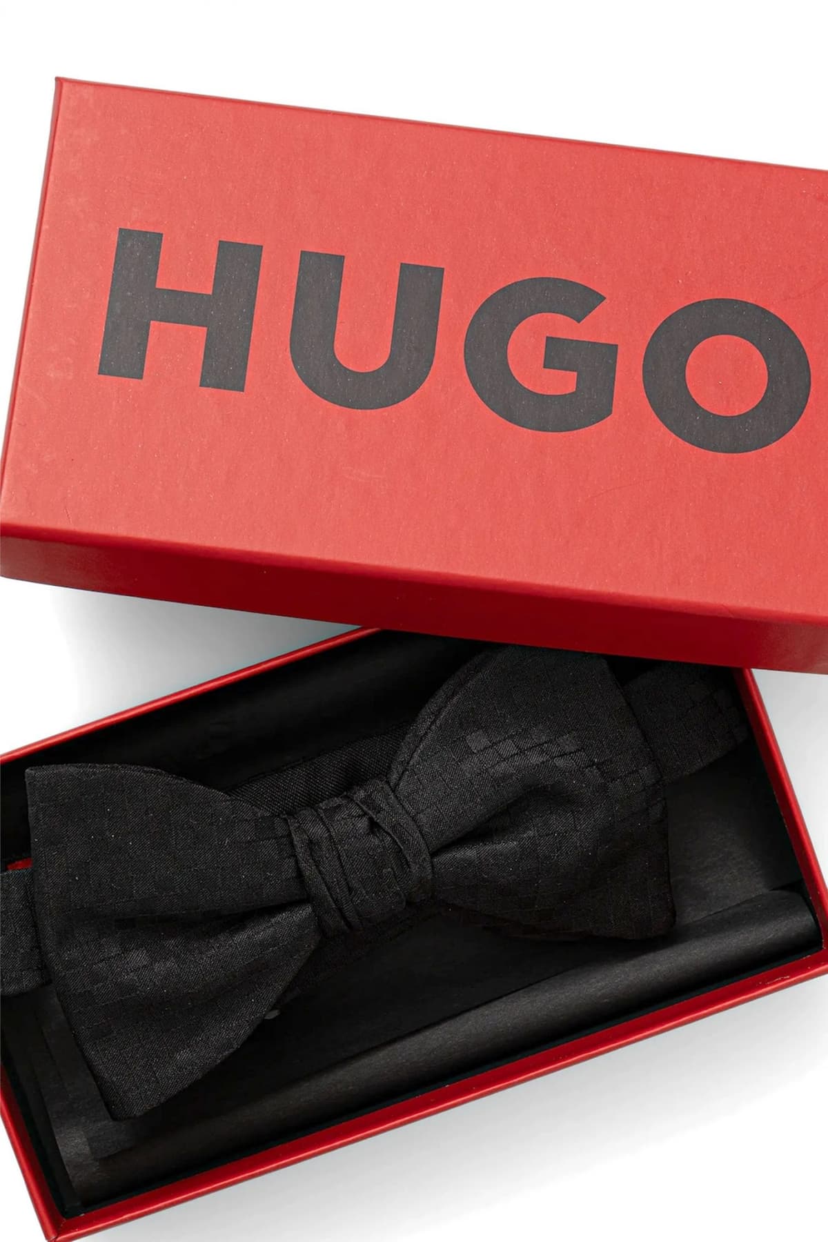HUGO ΠΑΠΙΓΙΟΝ BOW TIE DRESSY ΜΑΥΡΟ