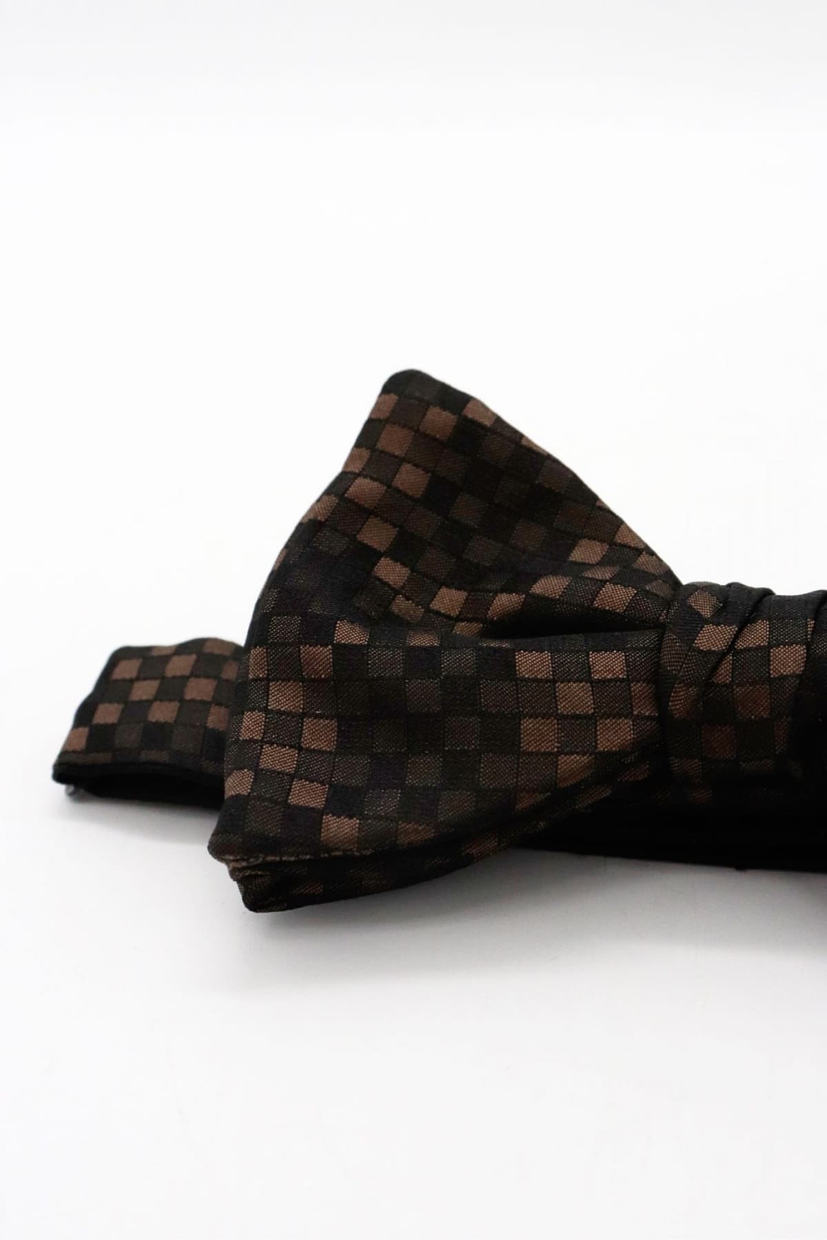 HUGO ΠΑΠΙΓΙΟΝ BOW TIE DRESSY ΜΠΡΟΝΖΕ-ΜΑΥΡΟ