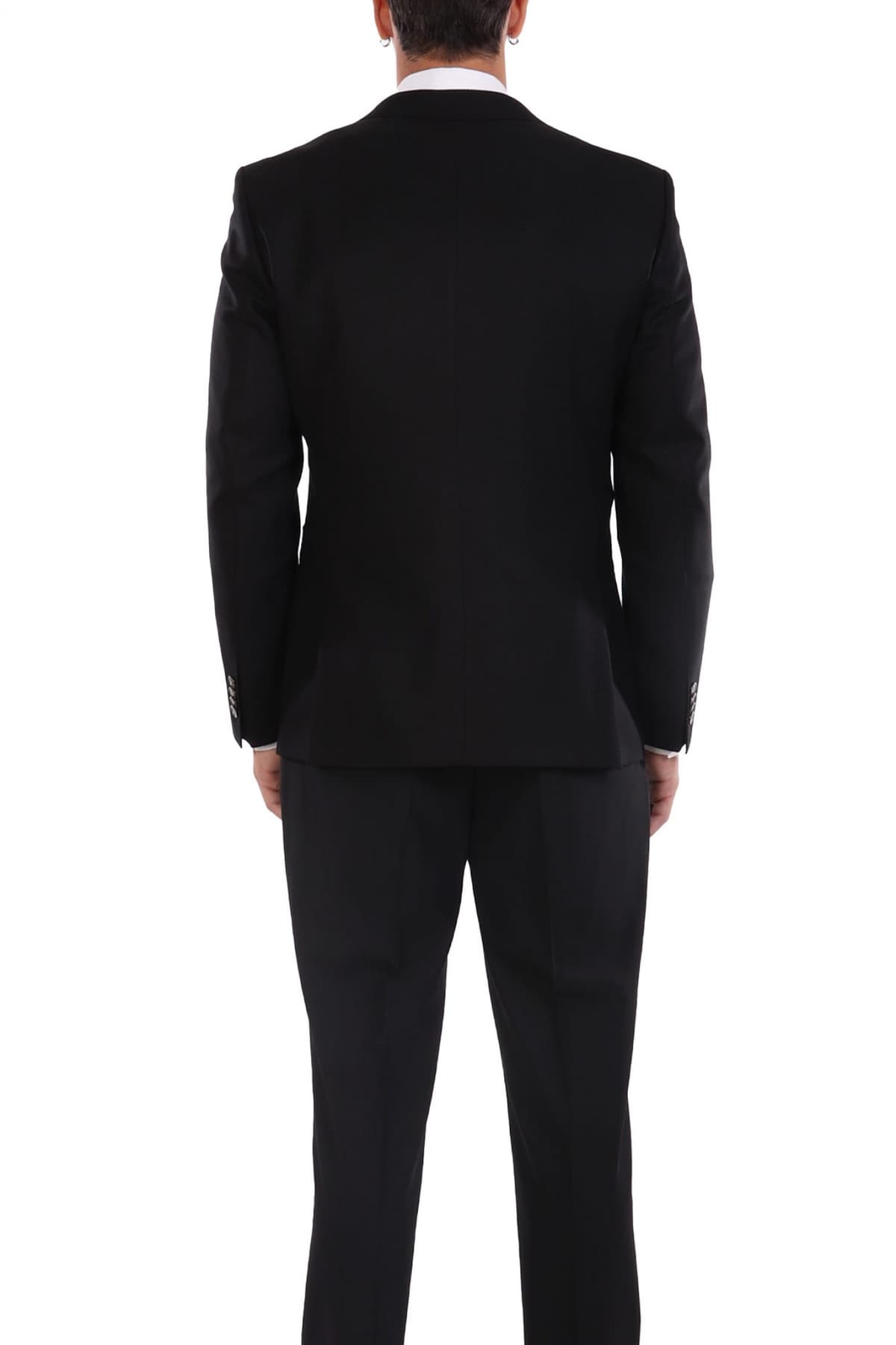 BOSS ΣΑΚΑΚΙ BLAZER ΜΙΚΡΟΣΧΕΔΙΟ SLIM FIT H-HUTSON-2PP-253 ΜΑΥΡΟ