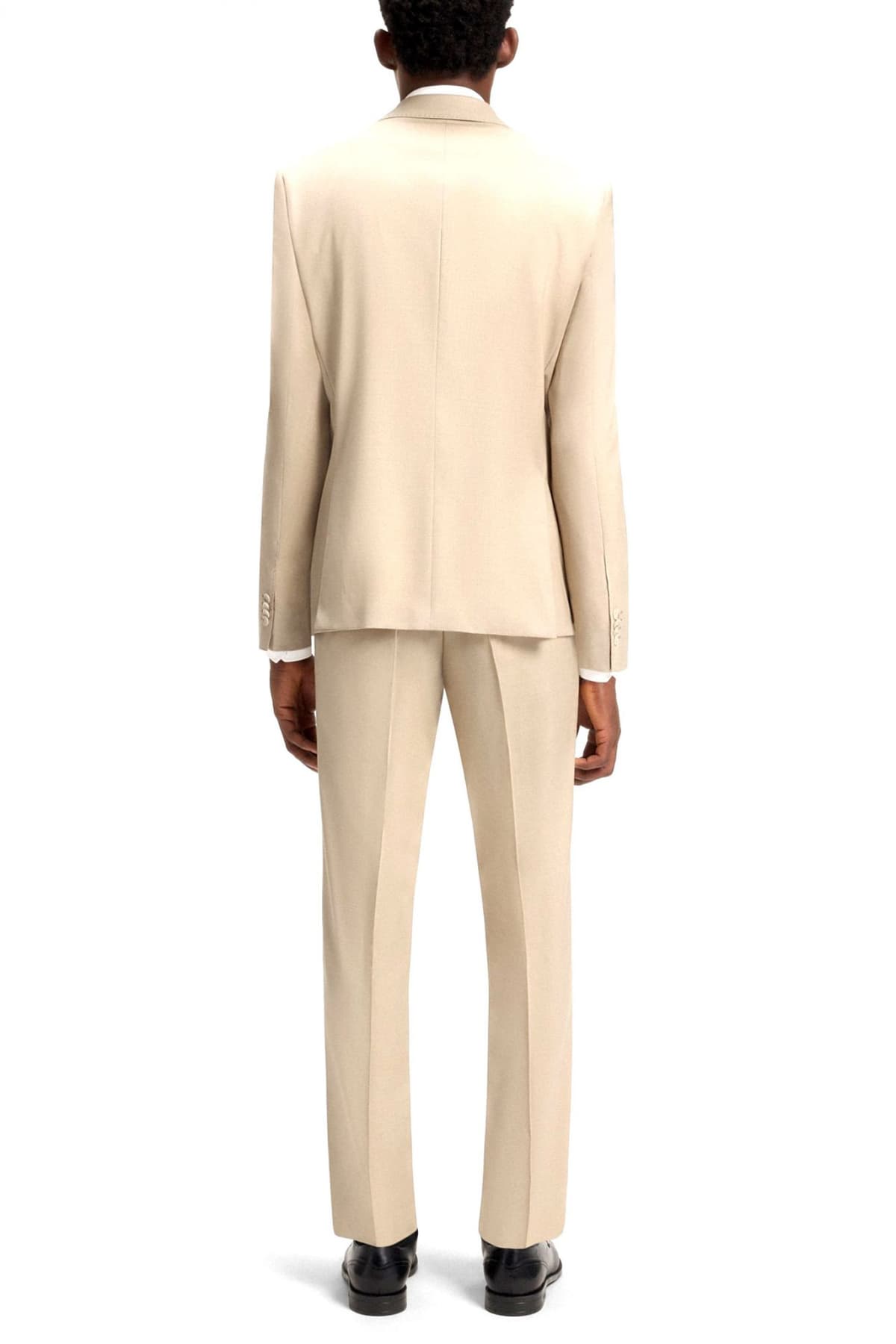 BOSS ΚΟΣΤΟΥΜΙ REGULAR FIT LANIFICIO TESSE BIELLA SUPER100 NATURAL STRETCH H-JECKSON-2PCS-253 ΜΠΕΖ