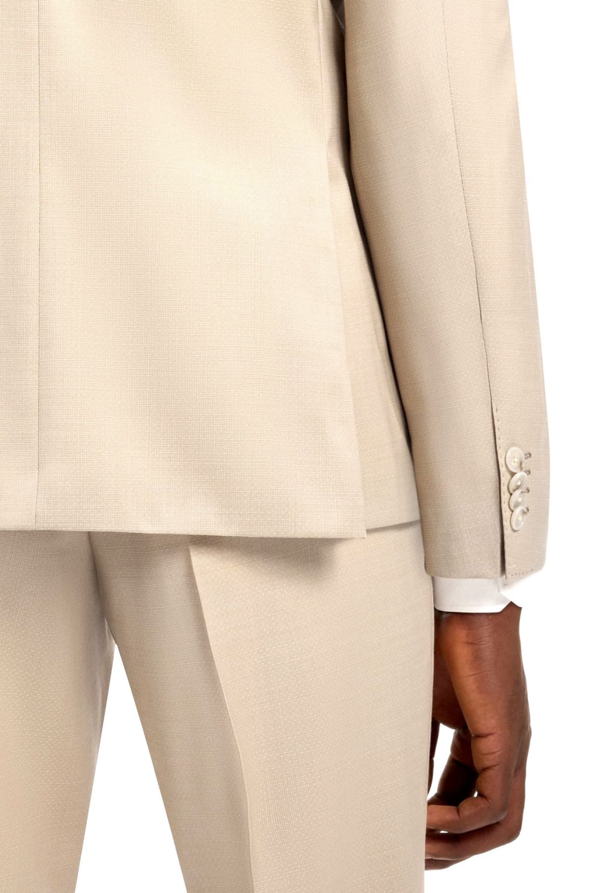 BOSS ΚΟΣΤΟΥΜΙ REGULAR FIT LANIFICIO TESSE BIELLA SUPER100 NATURAL STRETCH H-JECKSON-2PCS-253 ΜΠΕΖ