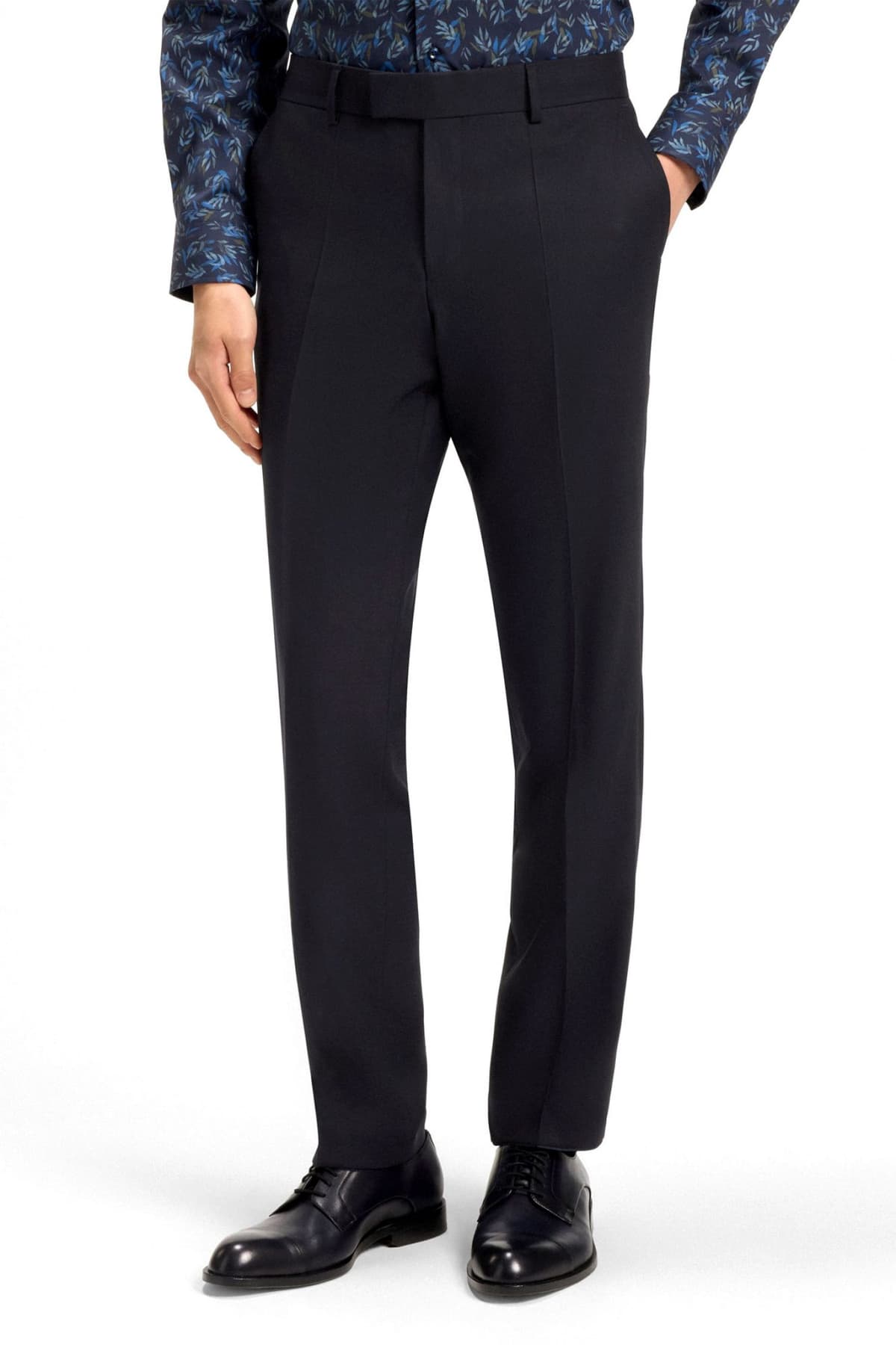 BOSS ΚΟΣΤΟΥΜΙ ΡΙΓΕ ΜΕ ΓΙΛΕΚΟ REGULAR FIT REDA STRETCH H-JECKSON-3PCS-253 ΜΠΛΕ