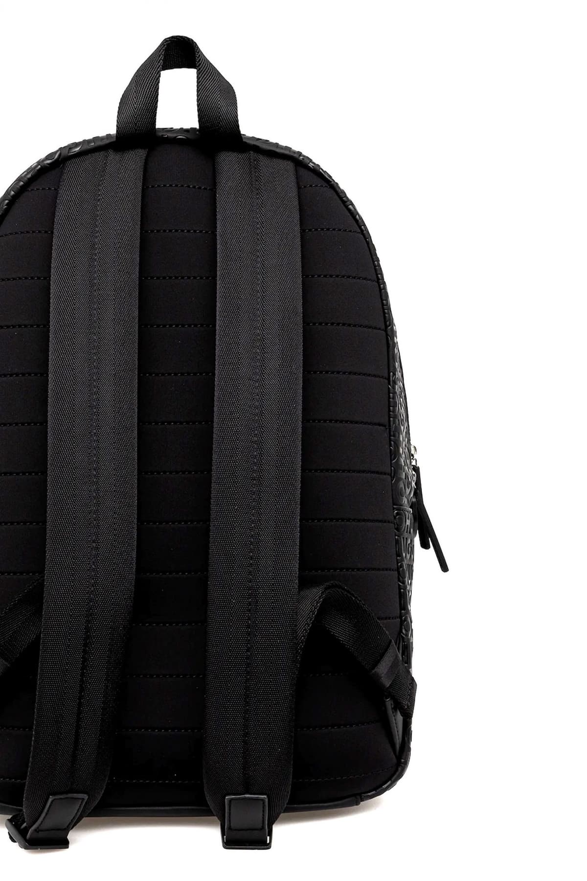 HUGO ΤΣΑΝΤΑ BACKPACK ETHON2.0HI_M_BACKP ALL OVER LOGO ΜΑΥΡΟ