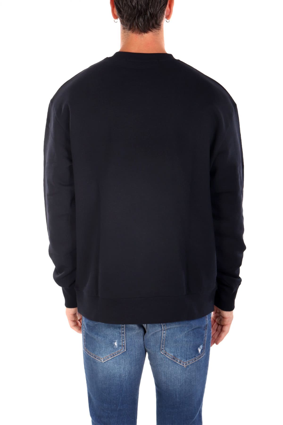 KARL LAGERFELD ΦΟΥΤΕΡ CREWNECK LOGO ΜΑΥΡΟ