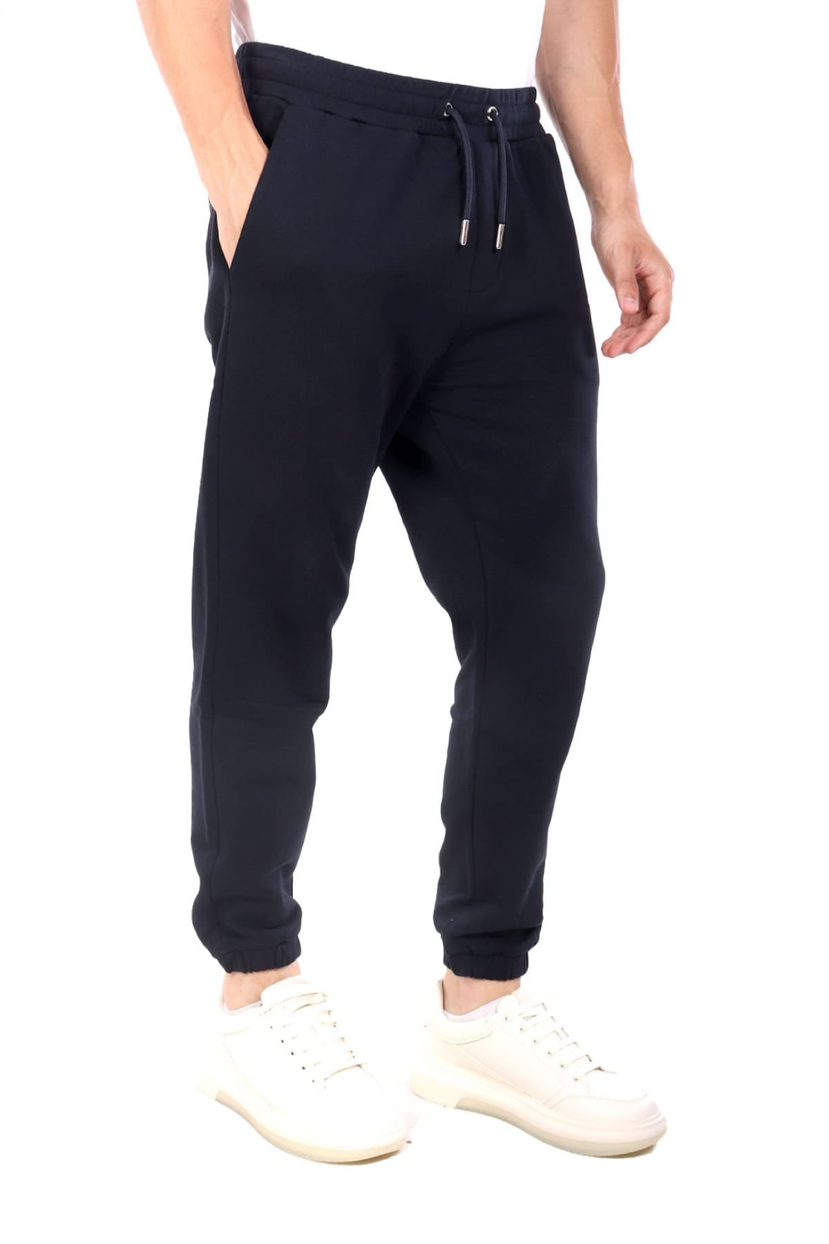 KARL LAGERFELD ΠΑΝΤΕΛΟΝΙ ΦΟΡΜΑ LOGO ΜΠΛΕ