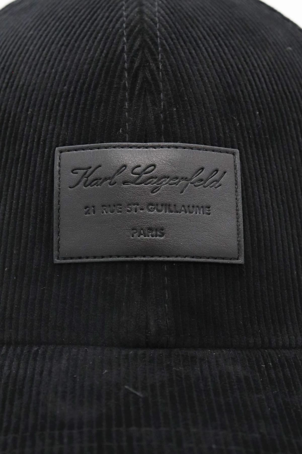 KARL LAGERFELD ΚΑΠΕΛΟ BASEBALL LOGO ΜΑΥΡΟ