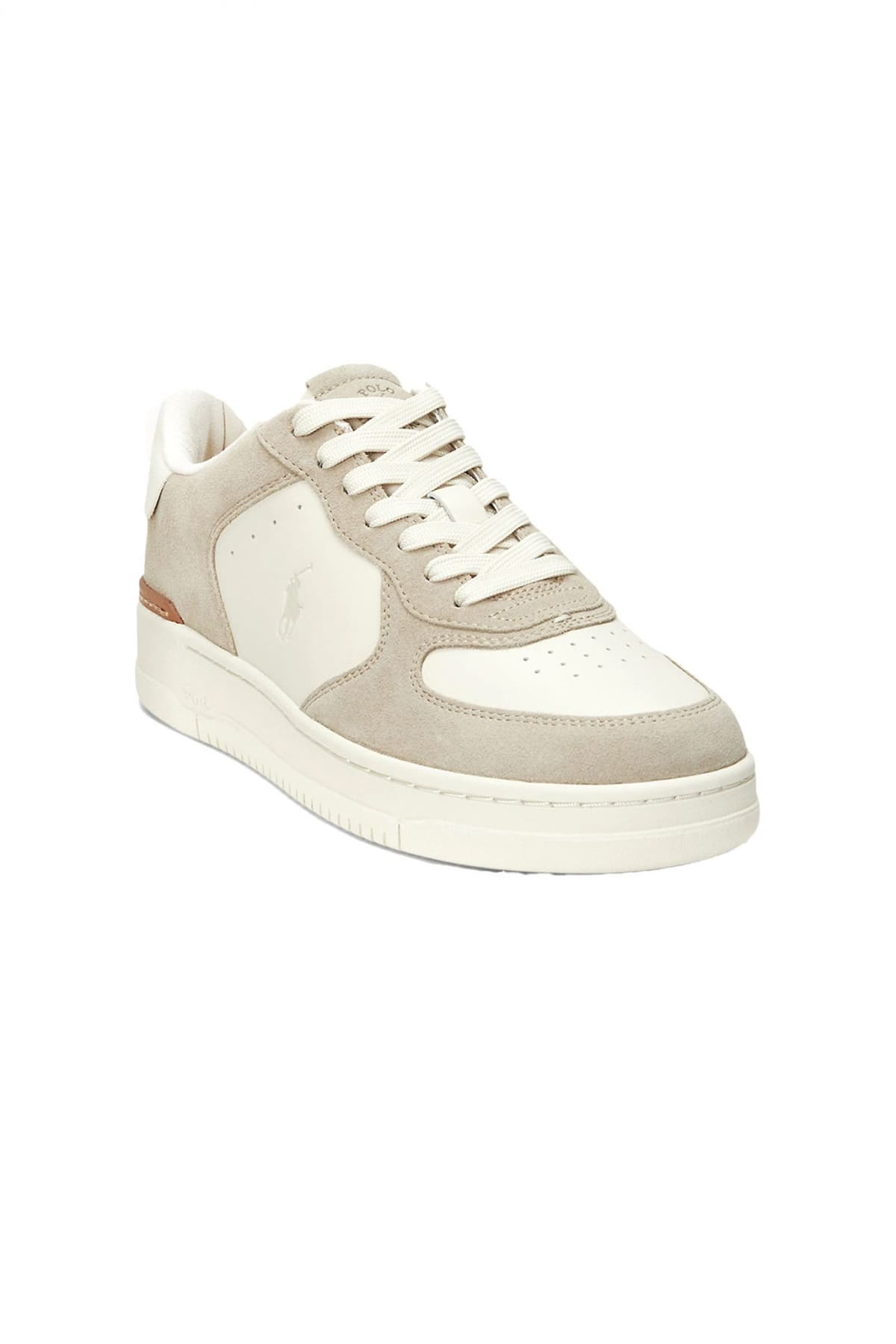 RALPH LAUREN ΠΑΠΟΥΤΣΙΑ SNEAKERS MASTERS CRT-SK-LTL ΕΚΡΟΥ