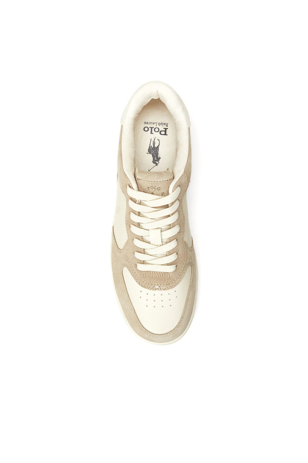 RALPH LAUREN ΠΑΠΟΥΤΣΙΑ SNEAKERS MASTERS CRT-SK-LTL ΕΚΡΟΥ