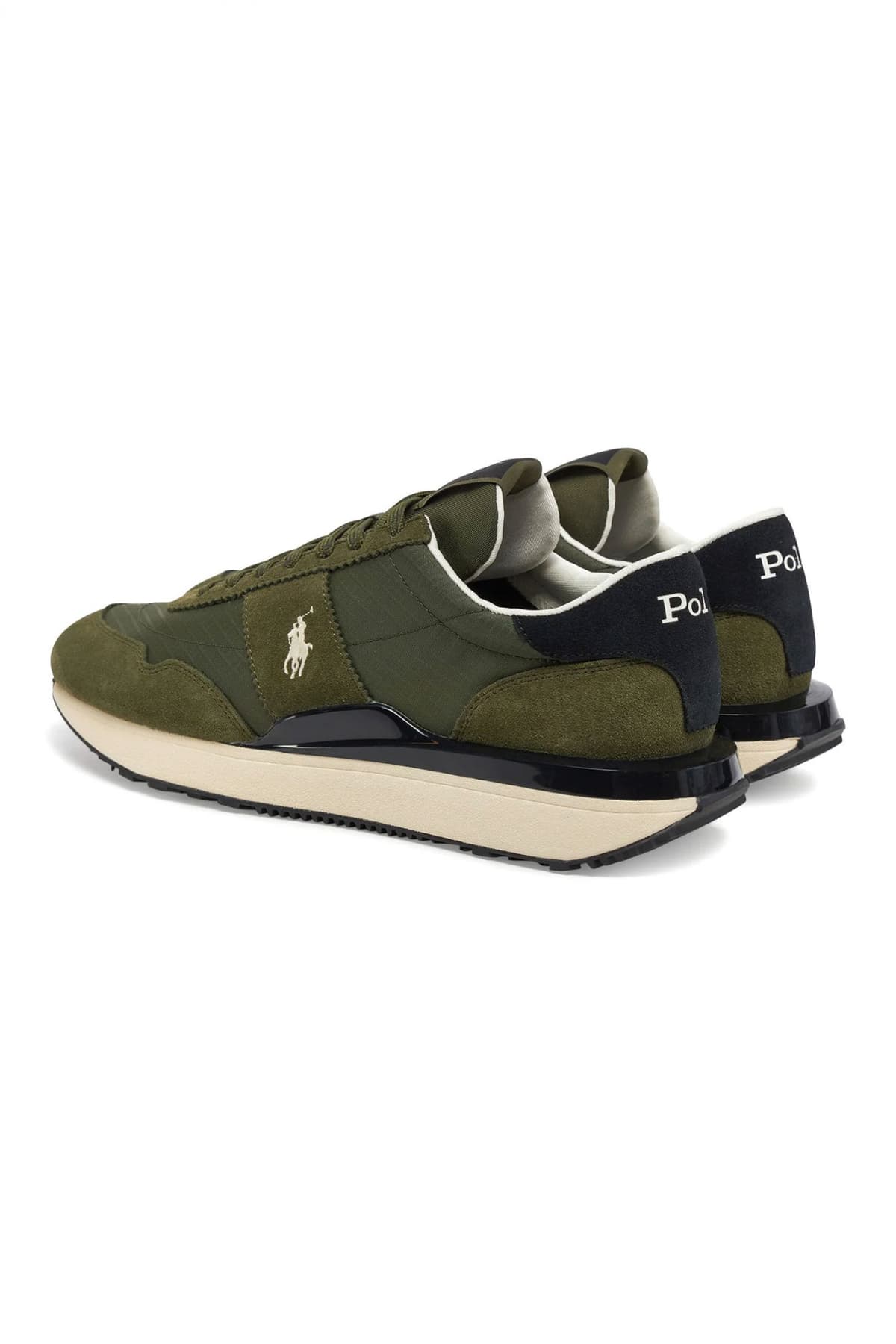 RALPH LAUREN ΠΑΠΟΥΤΣΙΑ SNEAKERS TRAIN89 PP-SKLTL ΧΑΚΙ