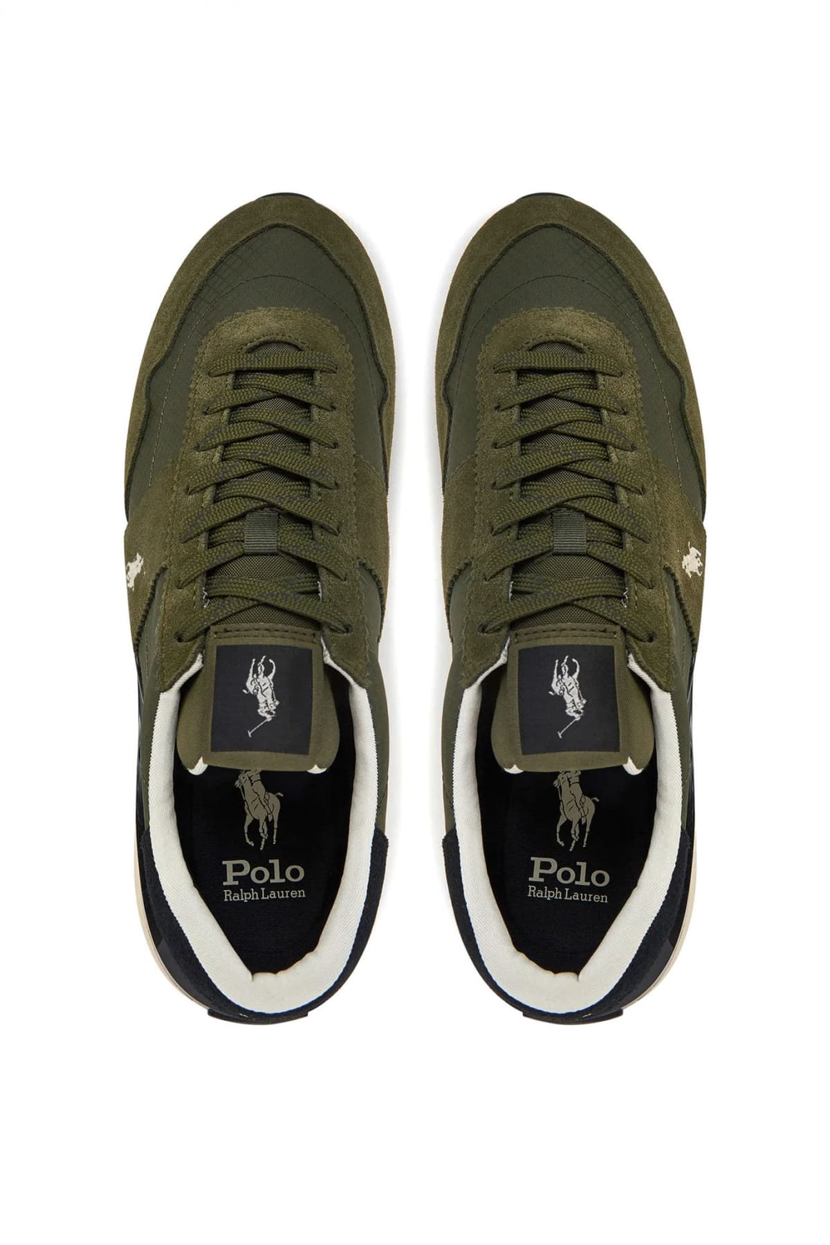 RALPH LAUREN ΠΑΠΟΥΤΣΙΑ SNEAKERS TRAIN89 PP-SKLTL ΧΑΚΙ
