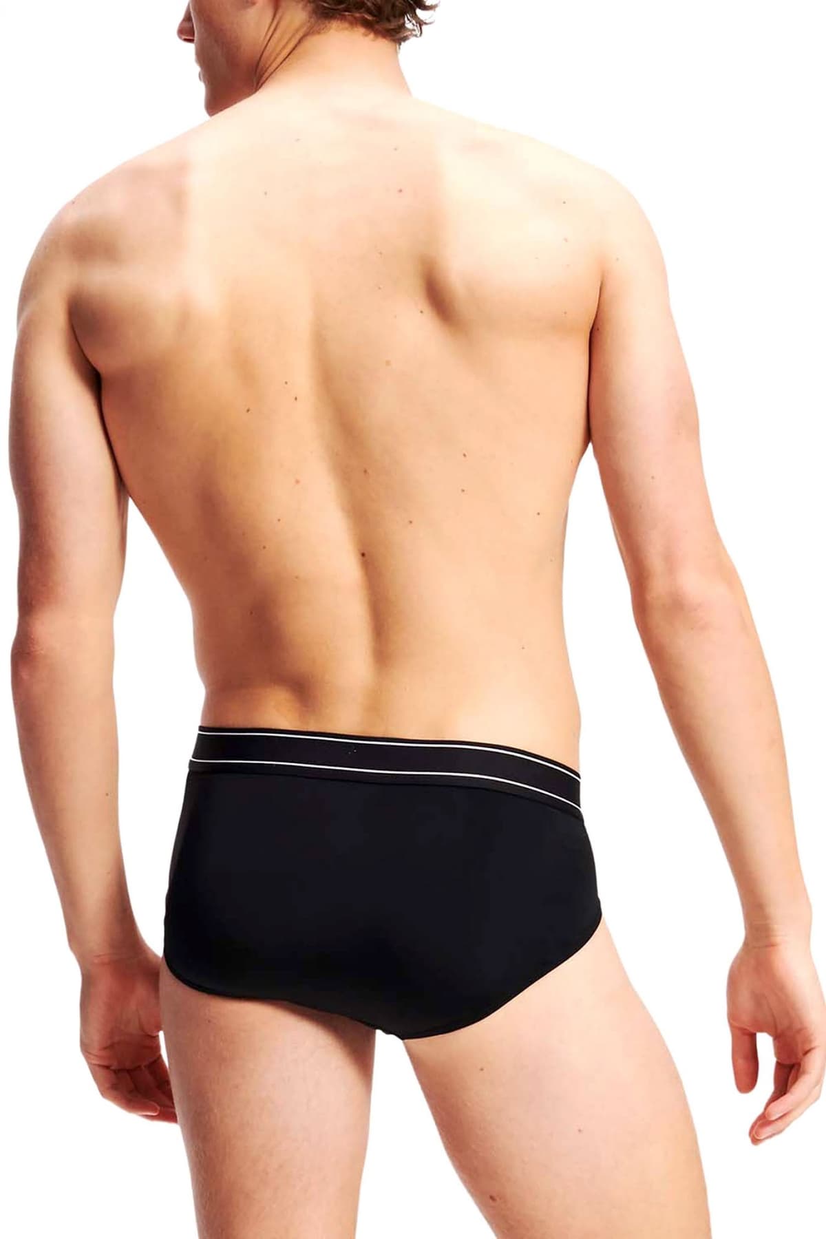 KARL LAGERFELD ΕΣΩΡΟΥΧΑ 3PACK BRIEF STRIPE LOGO ΜΑΥΡΟ