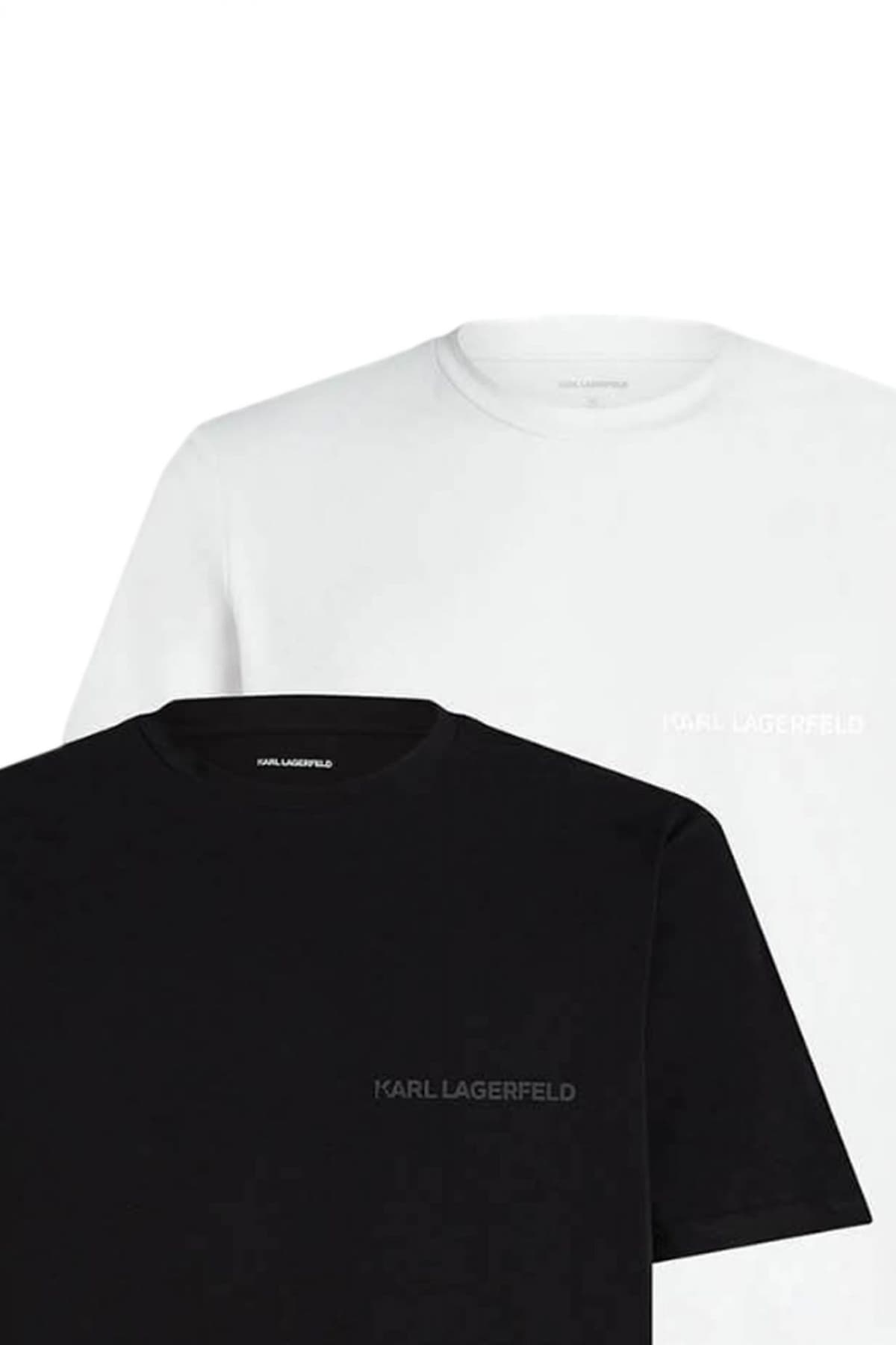 KARL LAGERFELD ΕΣΩΡΟΥΧΑ 2PACK T-SHIRT ΜΑΥΡΟ-ΛΕΥΚΟ
