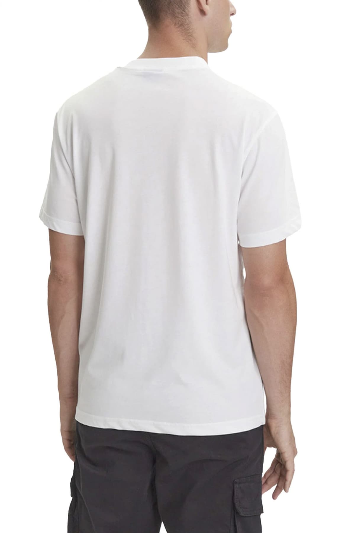 KARL LAGERFELD JEANS T-SHIRT REG BARCODE TEE ΛΕΥΚΟ