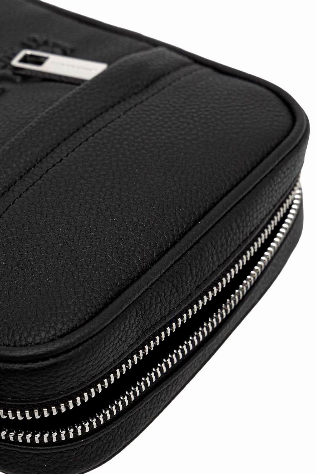 KARL LAGERFELD ΤΣΑΝΤΑΚΙ CROSSBODY LOGO ΜΑΥΡΟ