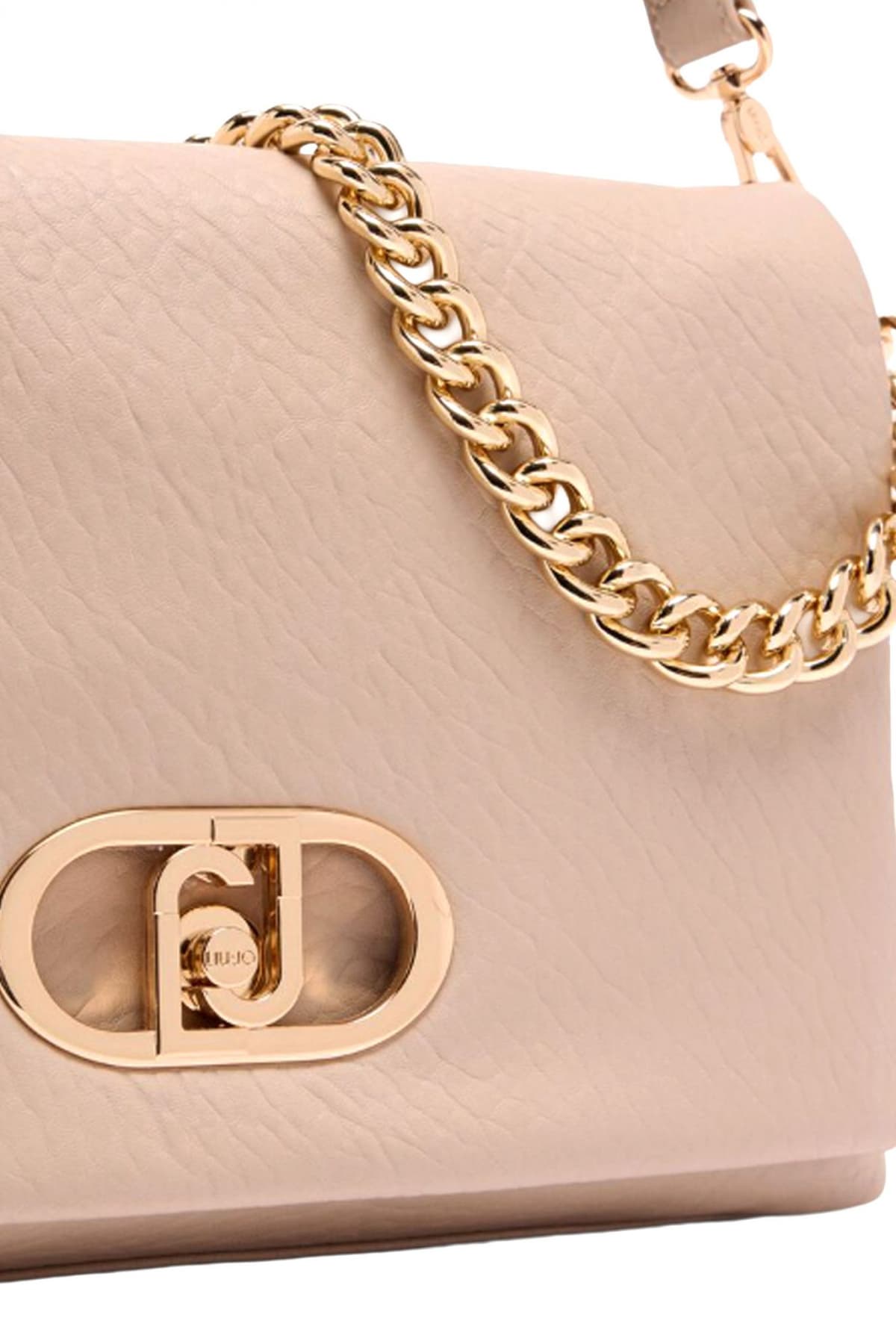 LIU-JO BETTER ΤΣΑΝΤΑ CROSS BODY LOGO ΜΠΕΖ