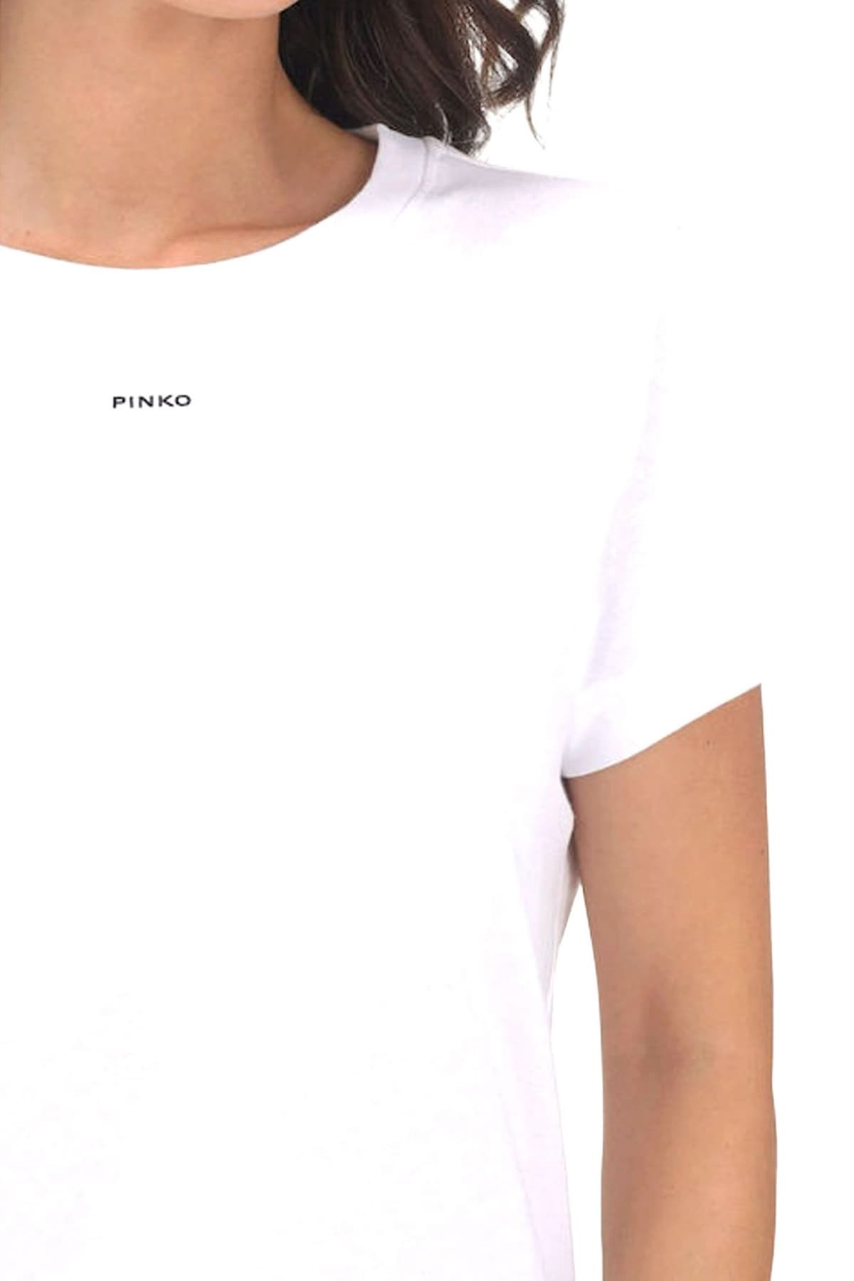 PINKO T-SHIRT BASICO T-SHIRT ΛΕΥΚΟ