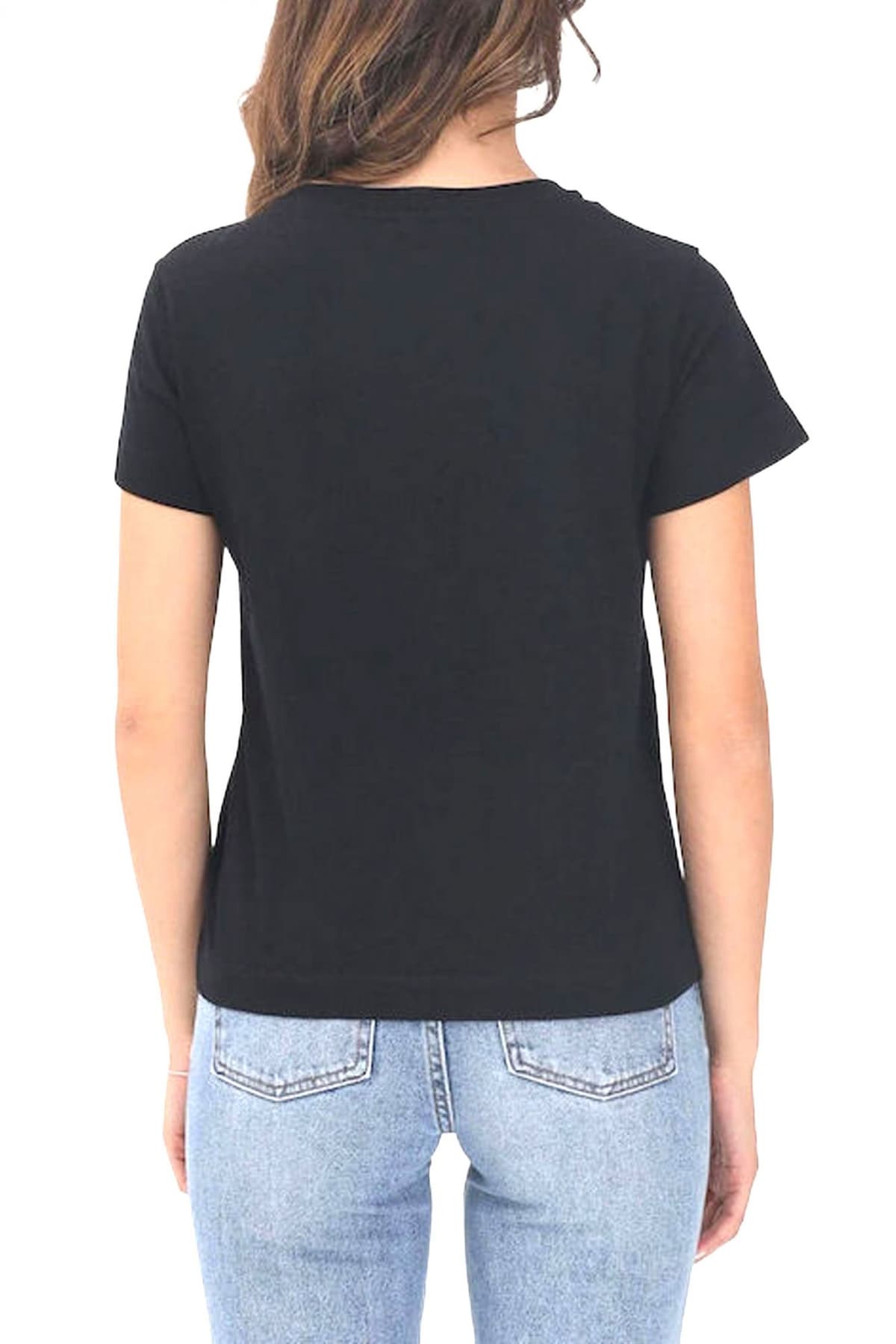 PINKO T-SHIRT BASICO T-SHIRT ΜΑΥΡΟ