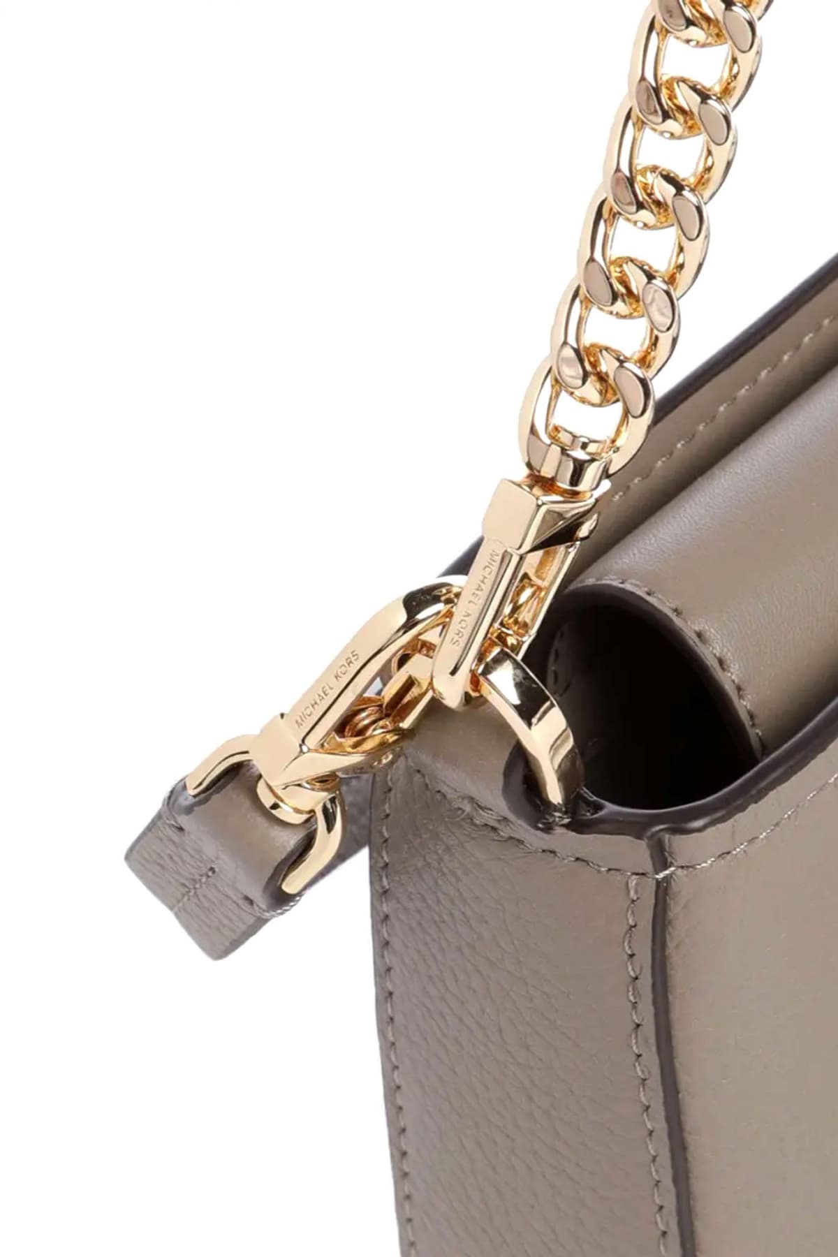 MICHAEL KORS ΤΣΑΝΤΑKI CROSSBODY BRYANT ΑΛΥΣΙΔΑ ΜΕΤΑΛΛΙΚΟ LOGO ΕLAPHANT
