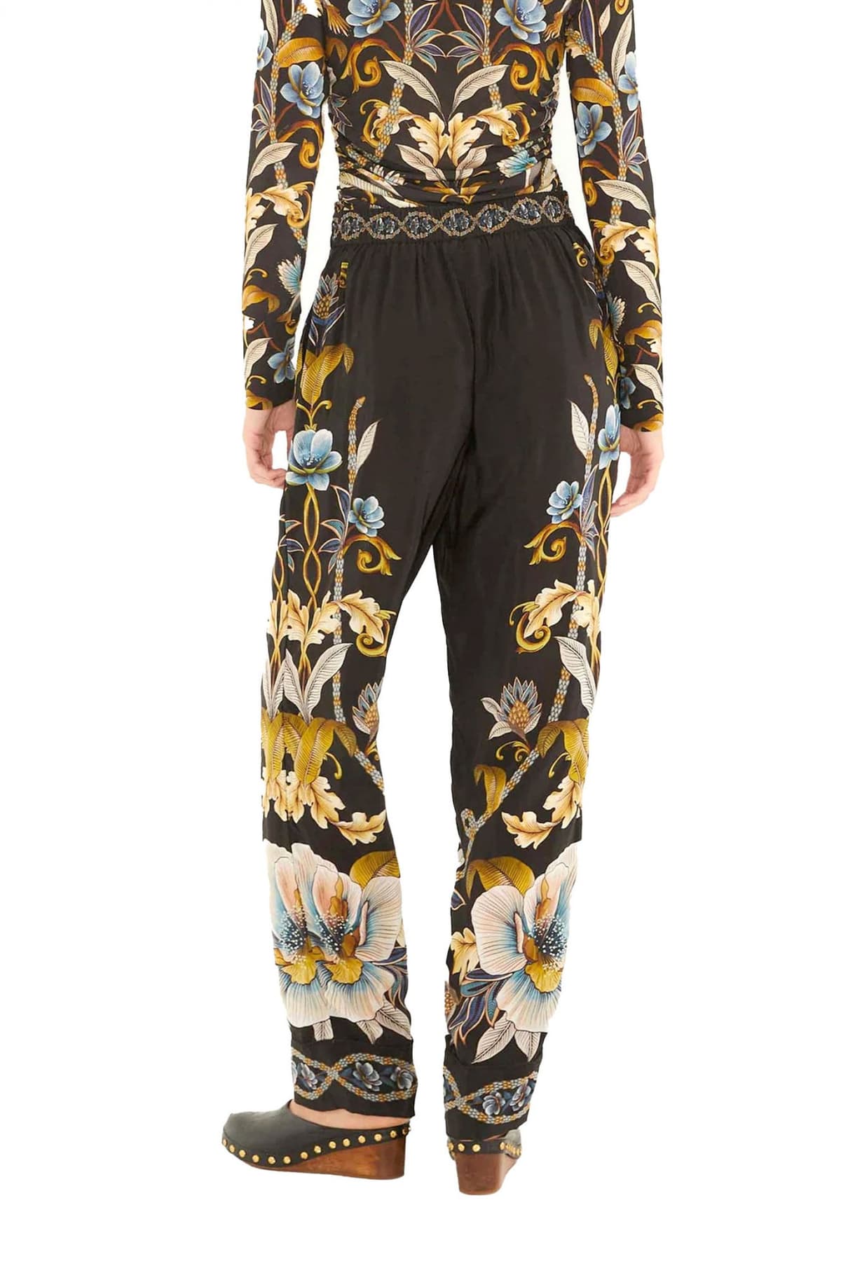 FARM RIO ΠΑΝΤΕΛΟΝΙ SNAKE GARDEN PAJAMA ΕΜΡΙΜΕ ΜΑΥΡΟ