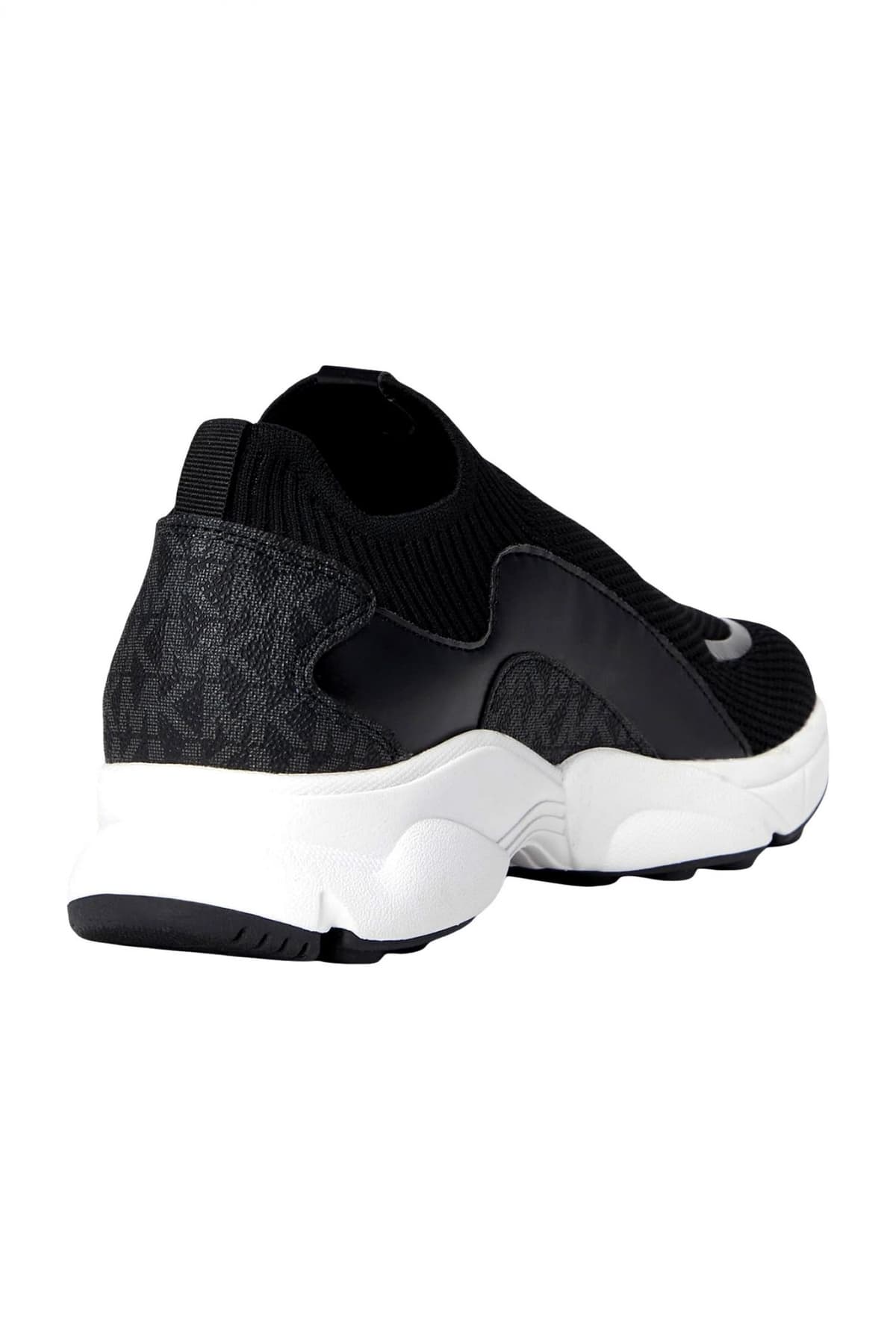 MICHAEL KORS ΠΑΠΟΥΤΣΙΑ SNEAKERS SAMI KNIT TRAINER LOGO ΜΑΥΡΟ