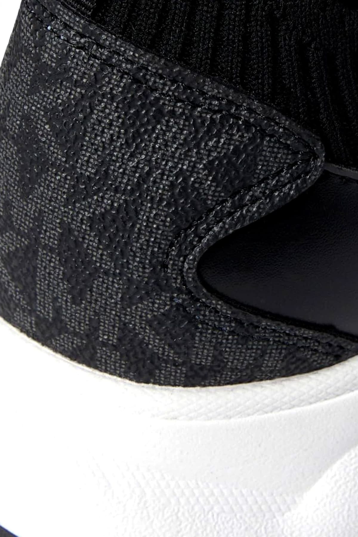 MICHAEL KORS ΠΑΠΟΥΤΣΙΑ SNEAKERS SAMI KNIT TRAINER LOGO ΜΑΥΡΟ