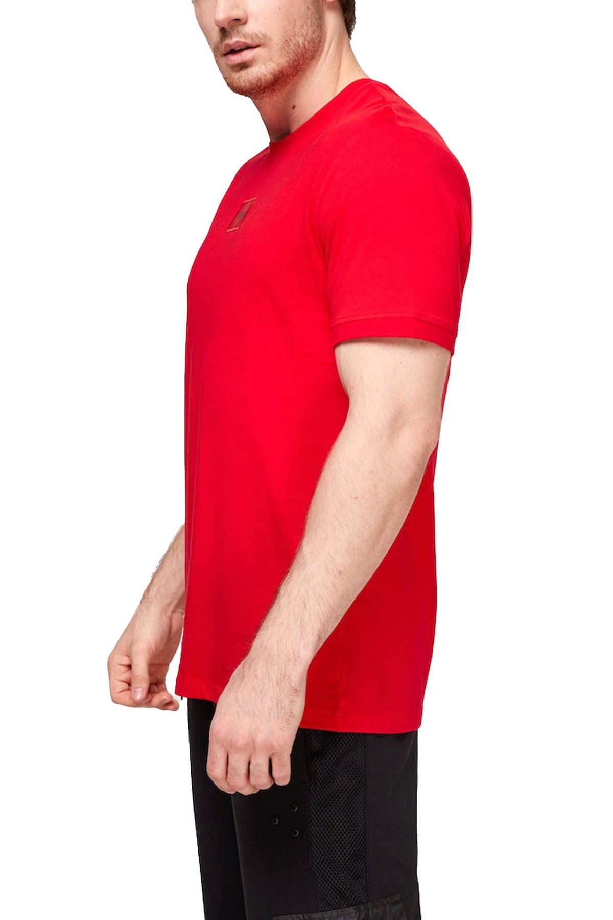 HUGO T-SHIRT DIRAGOLINO212 LOGO KOKKINO