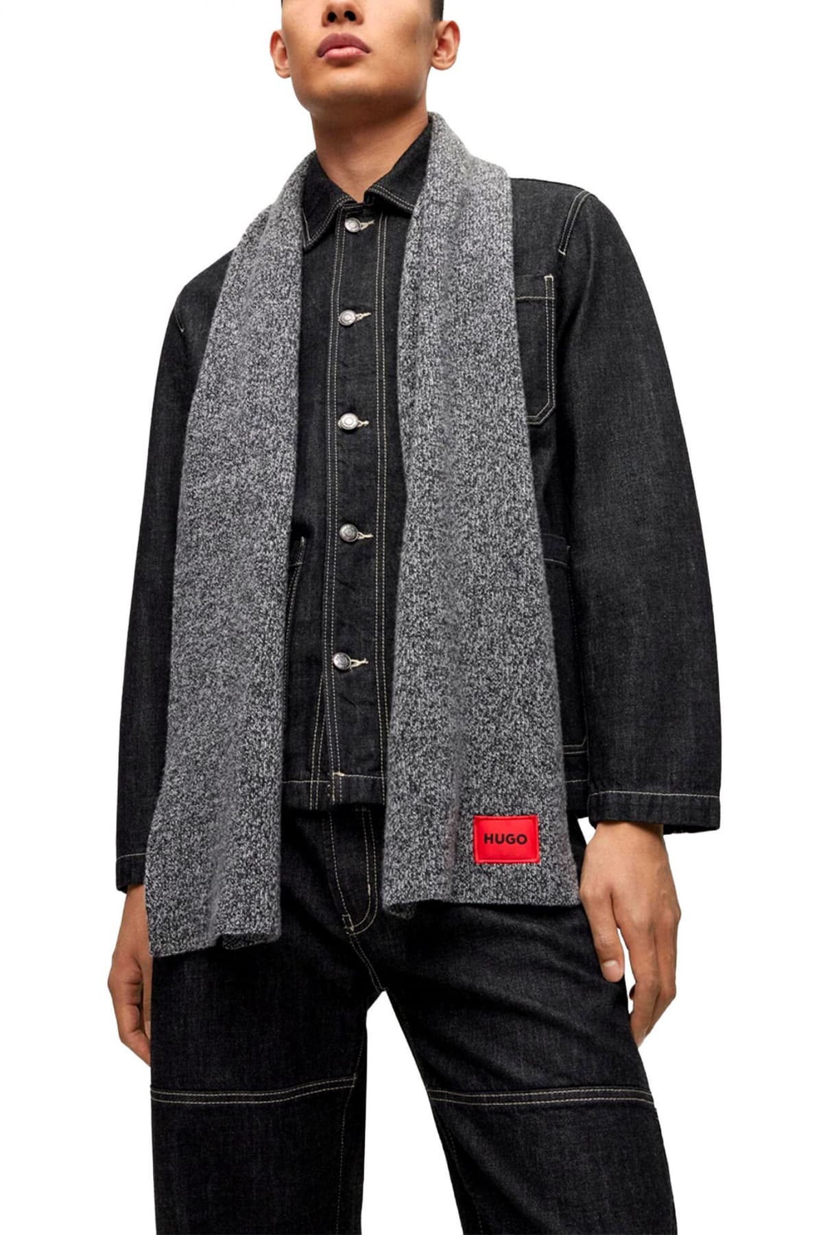 HUGO ΚΑΣΚΩΛ ZAFF 6 LOGO ΓΚΡΙ